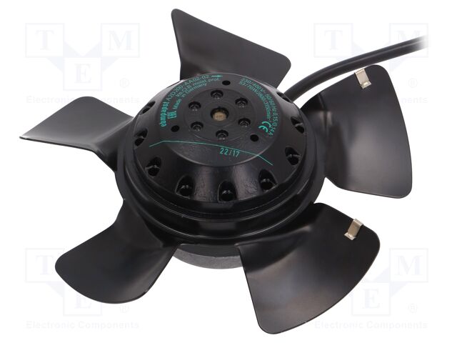 EBM-PAPST A2D200-AA02-02 AC Axial Fan, 230/400V High Airflow, Low Noise