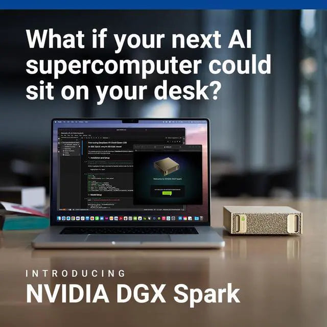 NVIDIA DGX Spark - NVIDIA GB10 Grace Blackwell Superchip, 128 GB LPDDR5x, 4 TB NVME.M2 SSD