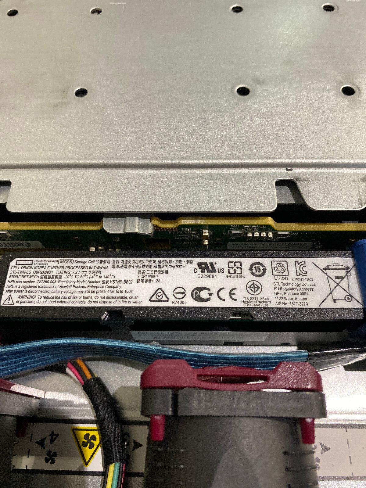 HPE 727260-003 - 96W Smart Storage Battery for DL/XL Gen9 | Alo Tech Solutions