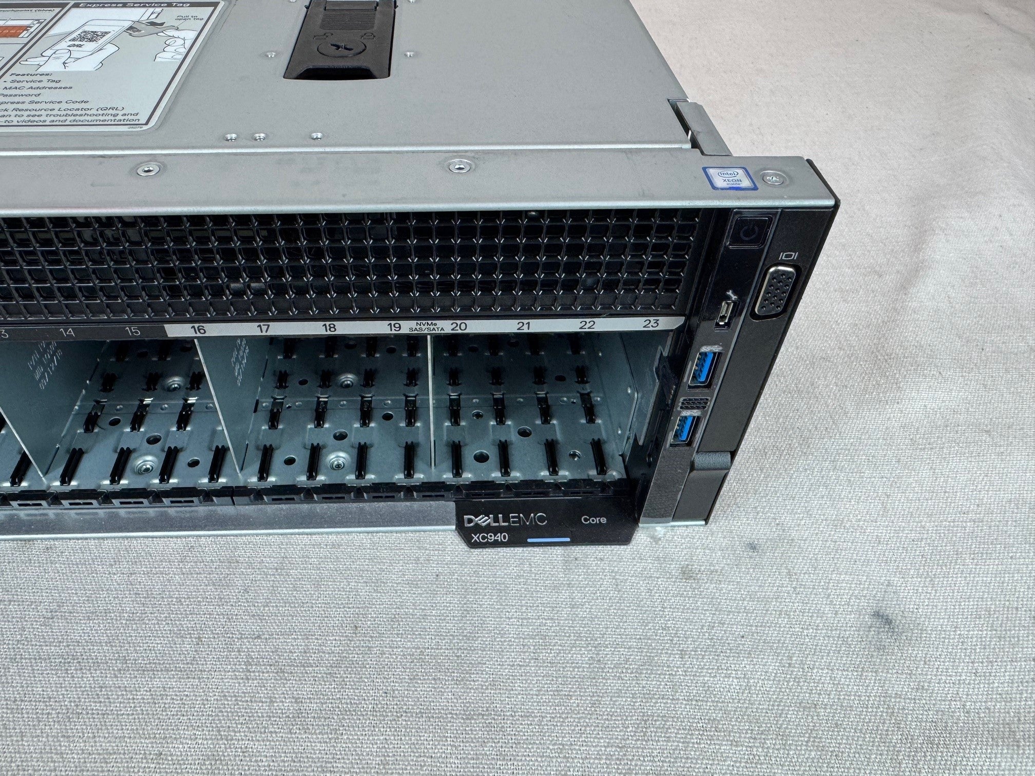 Dell PowerEdge XC940 24x 2.5" Server- 4x 24C Platinum 8268 2.9GHz, 128GB, HBA330