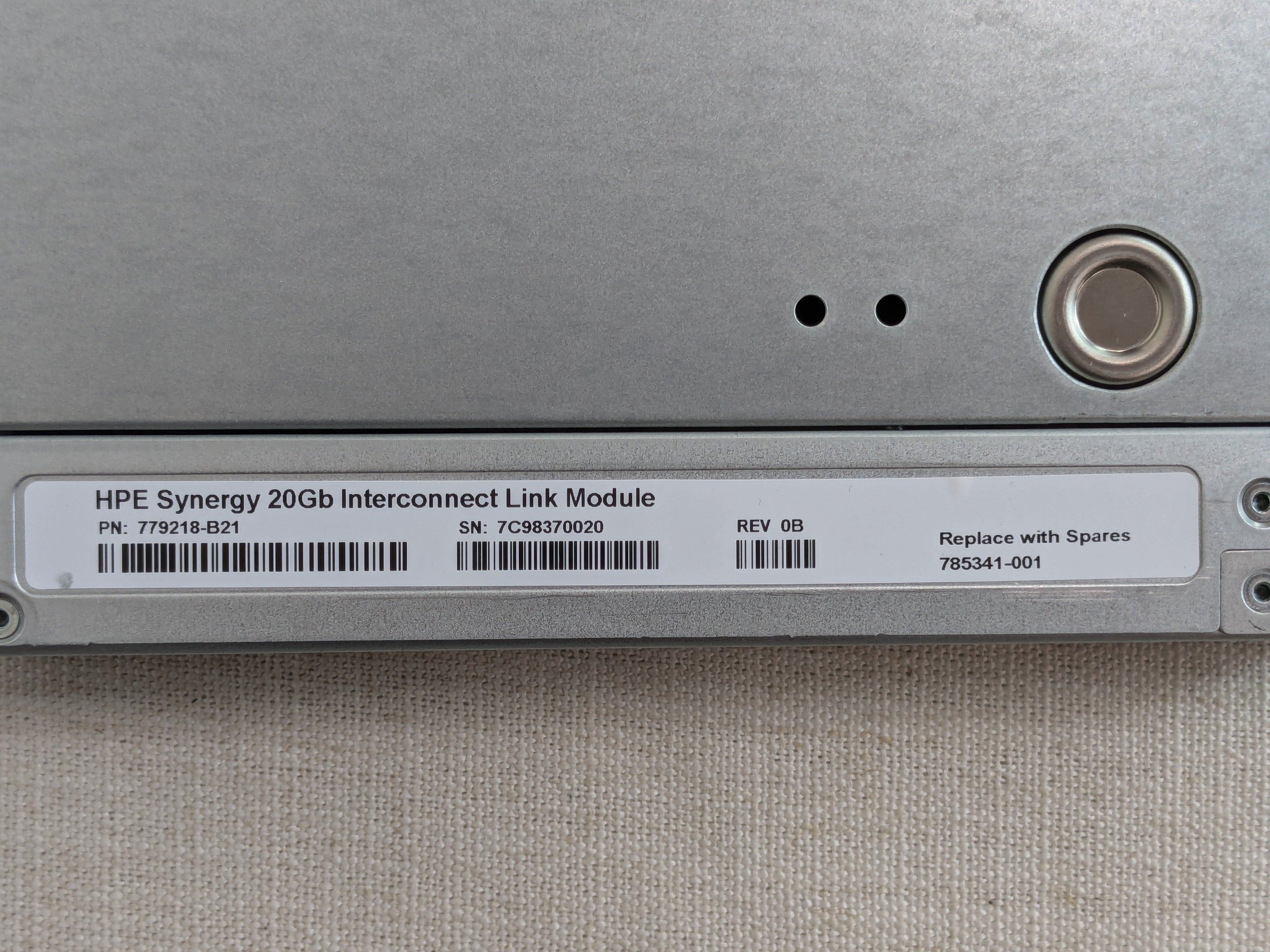 HP 785341-001 Synergy 20GB Interconnect Link Module 779218-B21
