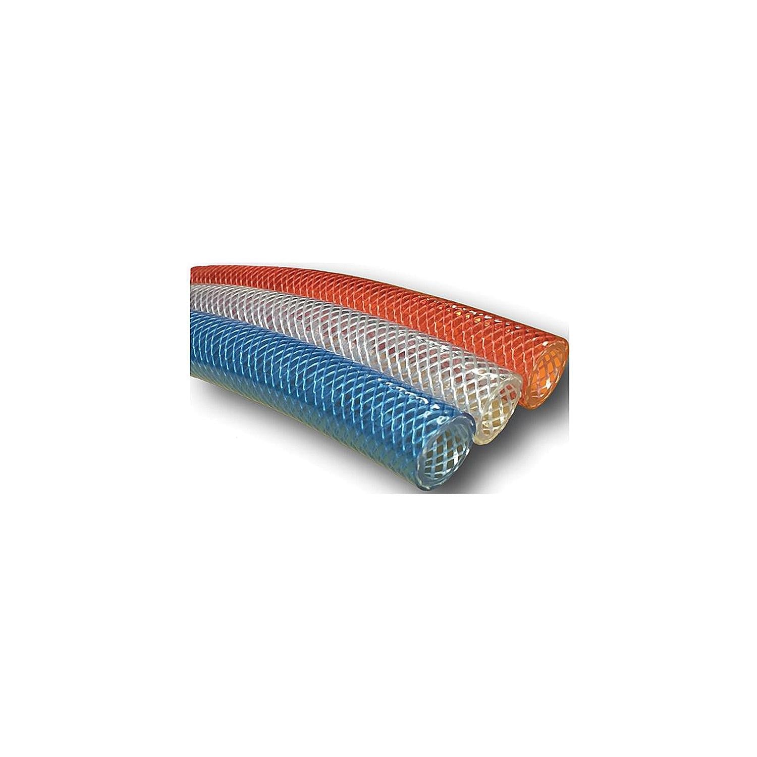 Trident Marine 166-0586 PVC Red Transparent Cover 5/8" x 50'