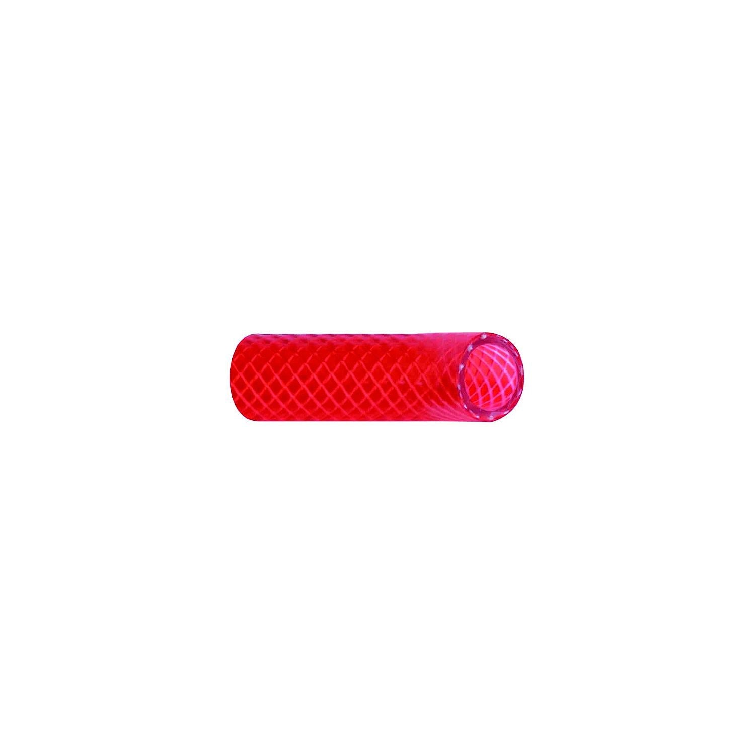 Trident Marine 166-0126 PVC Red Transparent Cover 1/2" x 50'