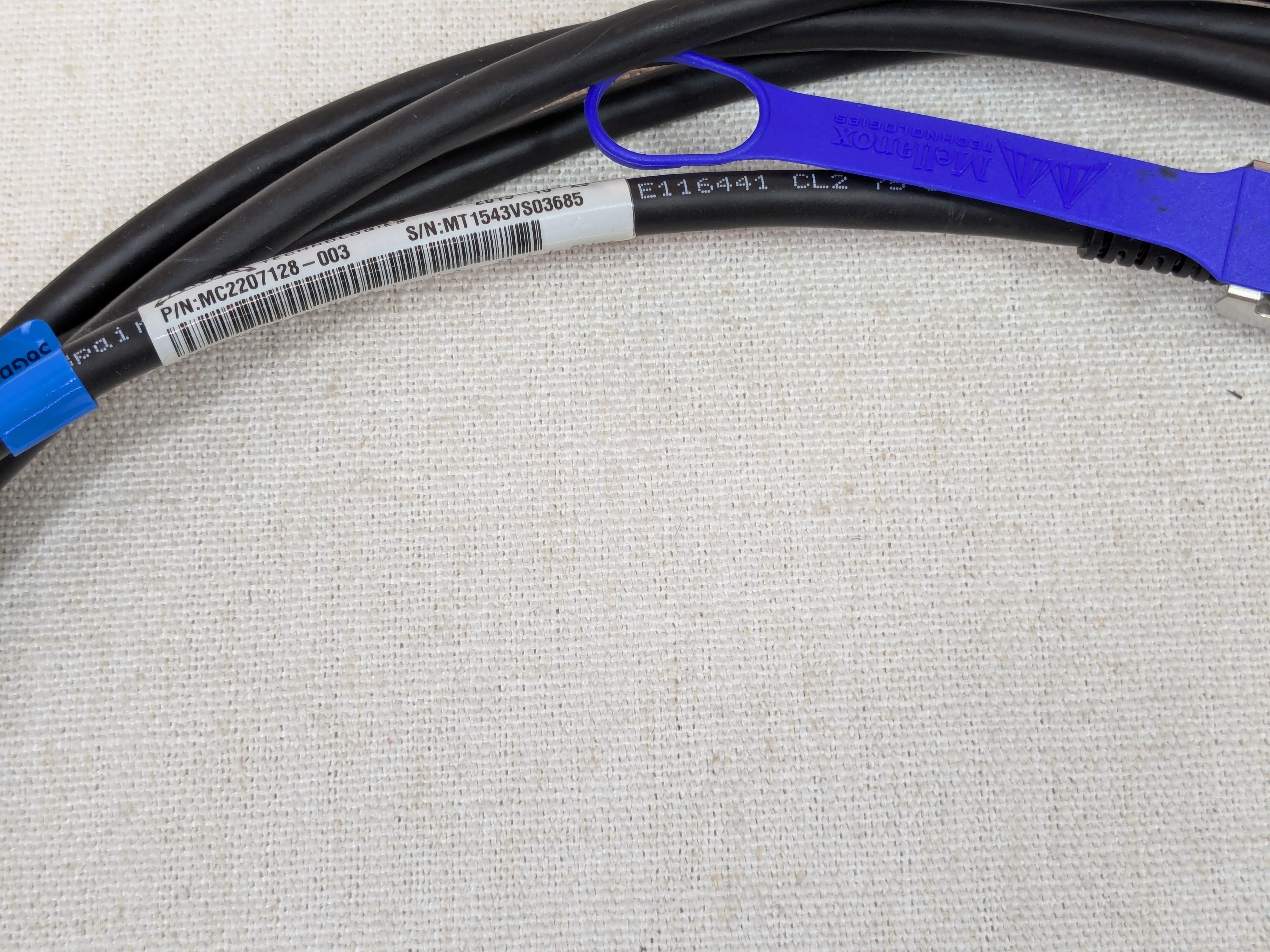 Mellanox MC2207128-003 40/56Gb Ethernet/Infiniband 3M QSFP+ to QSFP+ DAC Cable