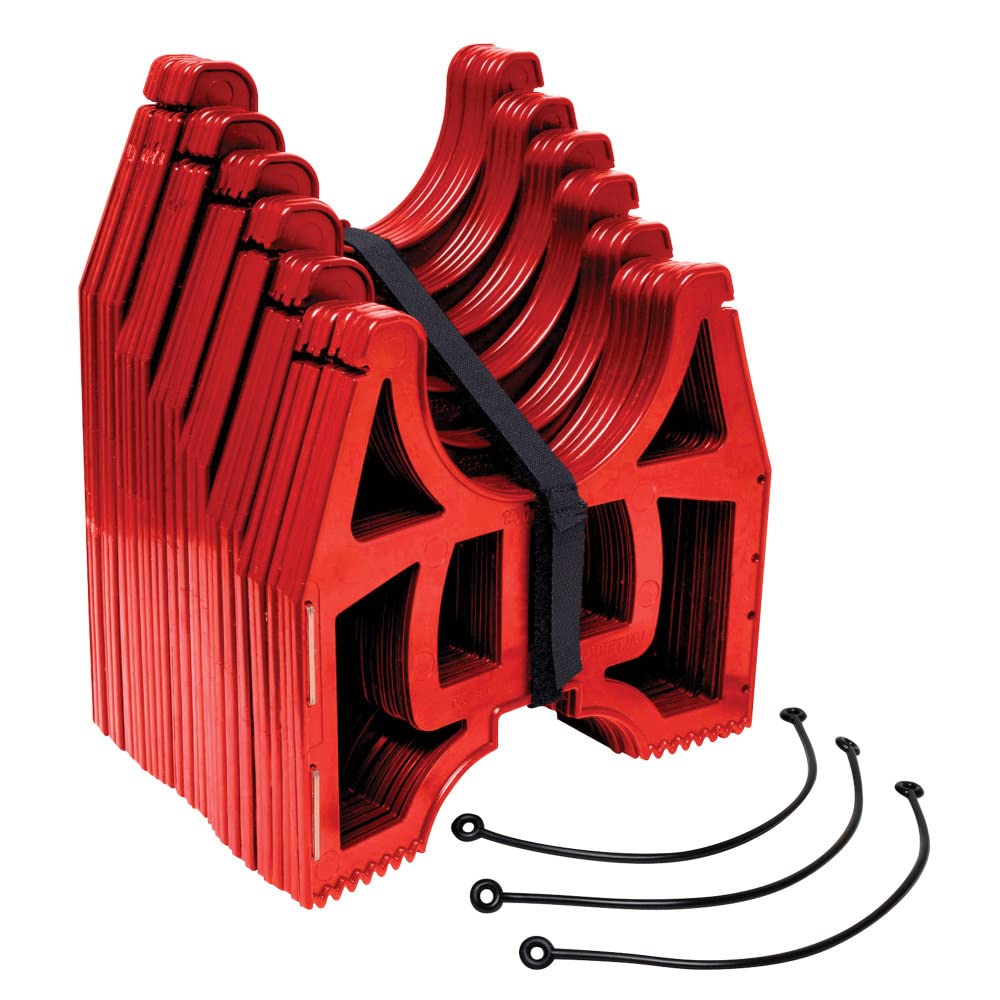 Valterra S1000R 10' Standard Slunky RV Drain Hose Support, Red