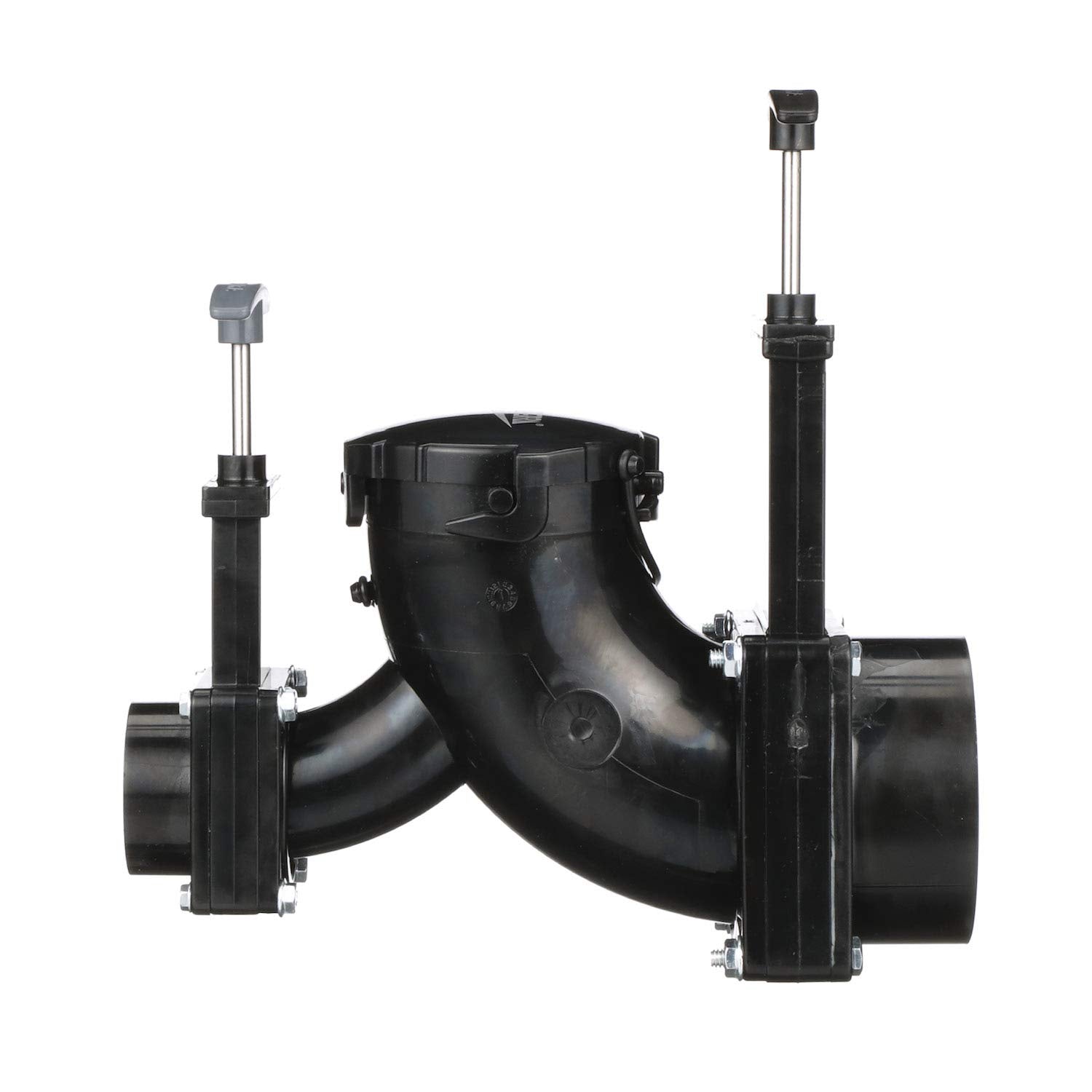 Valterra T80 T80 RV Double Ell Rotating Valve w/ 3" Hub x 1 1/2" Hub x 3" Bay &, Cap