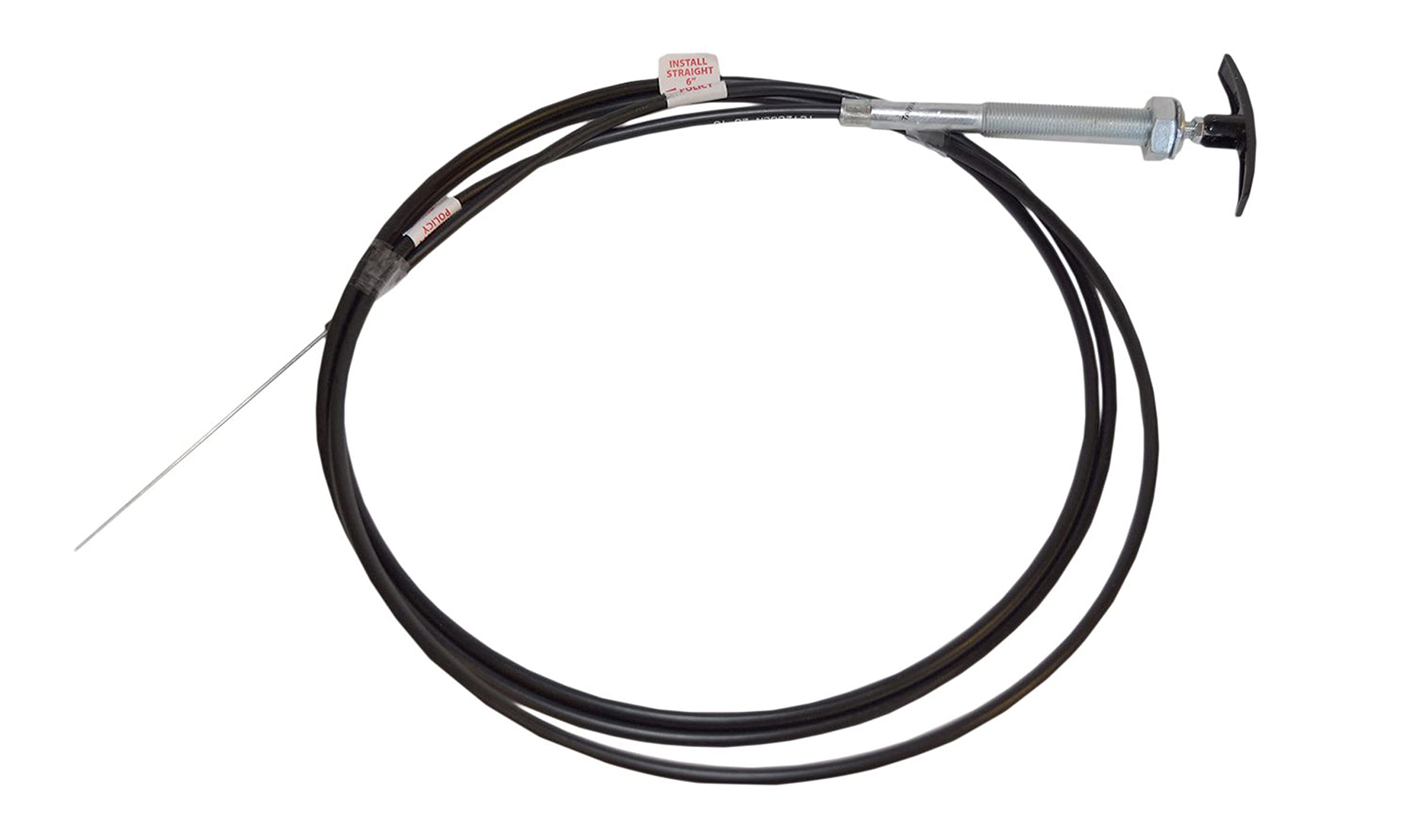 Valterra TC120CNPB Replacement Waste Valve Polymer Cable & Handle, 120"