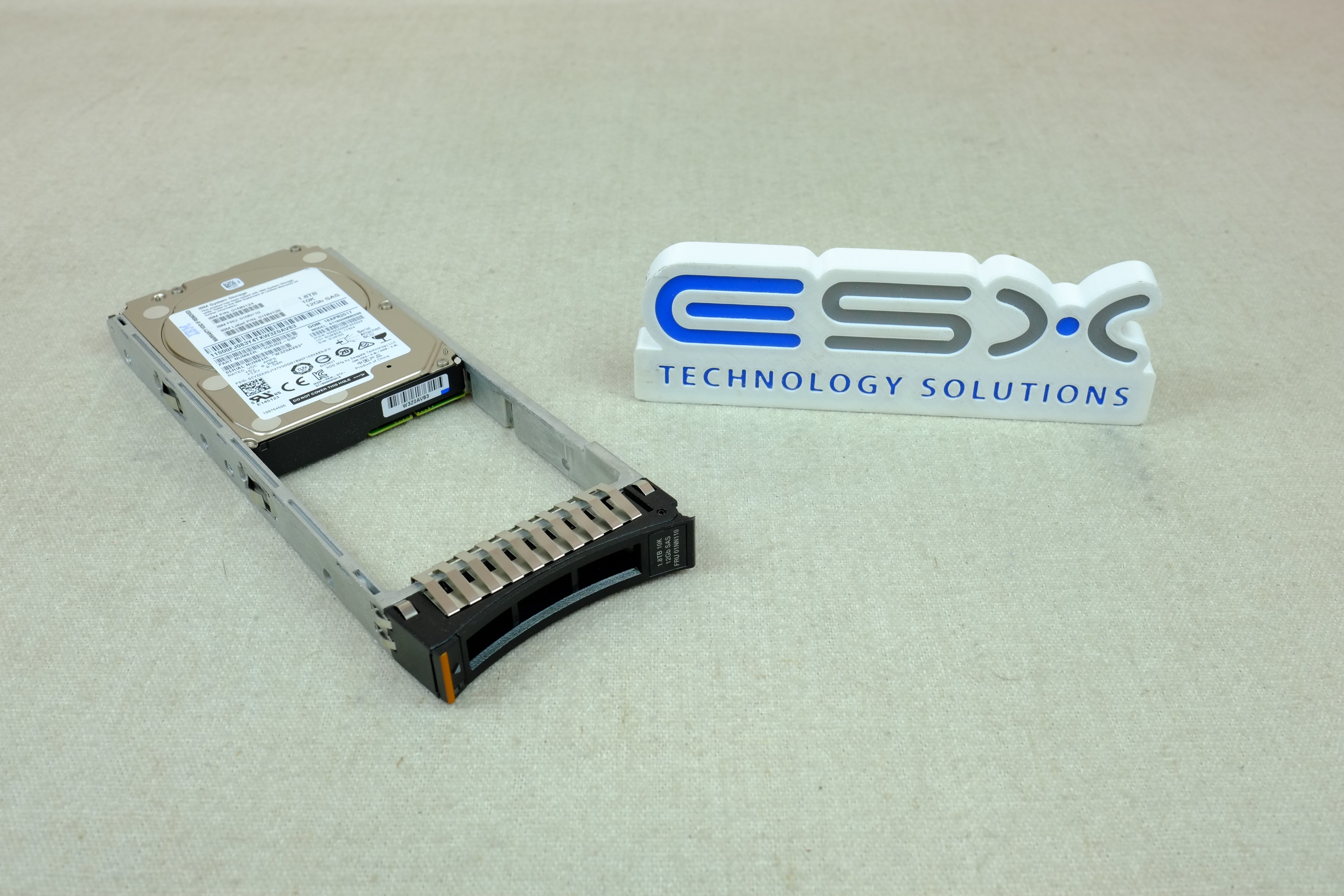 IBM 01NN110 1.8TB 10k 12Gb/s 2.5” SAS Hard Drive V7000 Gen2 01NN124,2076-AHF4