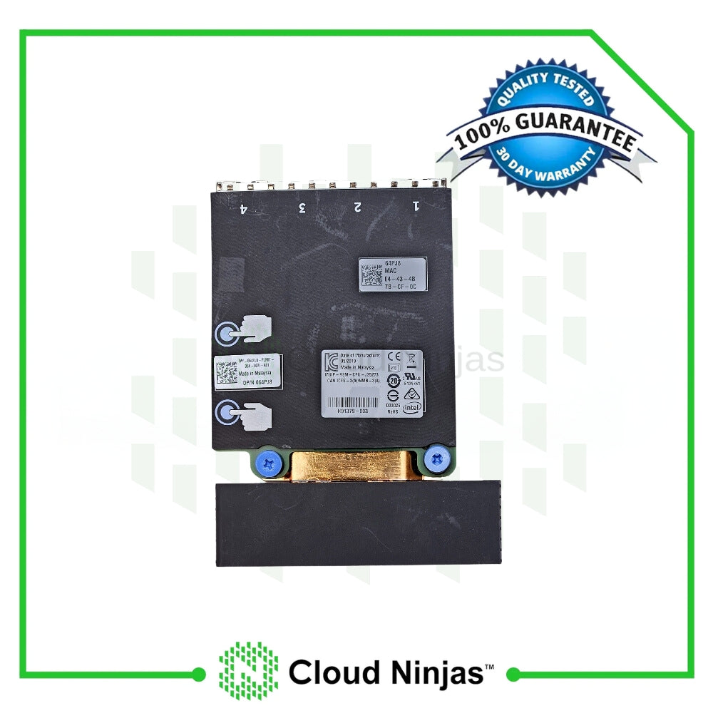 Dell Intel X550-T4 Quad-Port 10GbE RJ45 NDC