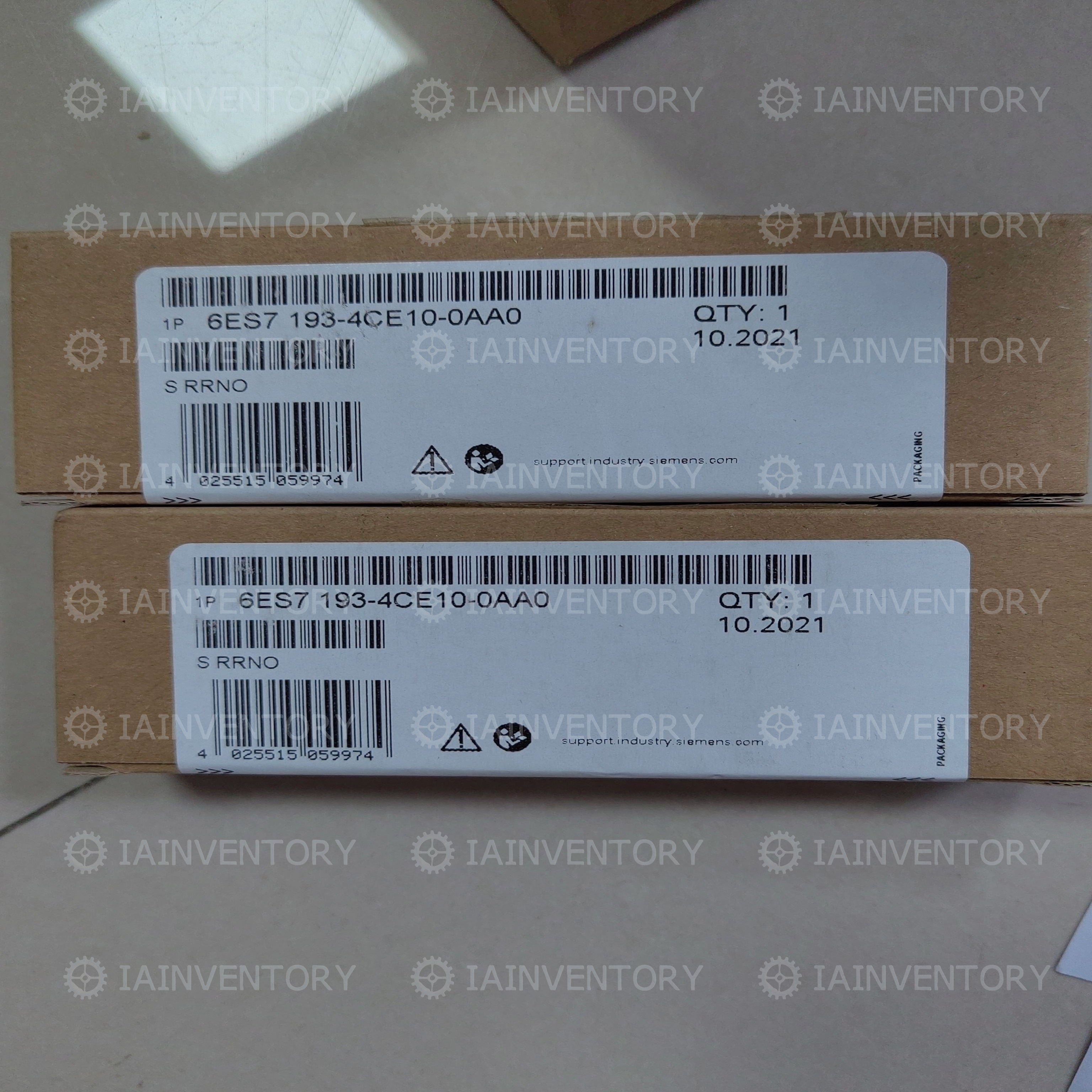 Unopened Siemens 6ES7193-4CE10-0AA0 6ES7 193-4CE10-0AA0