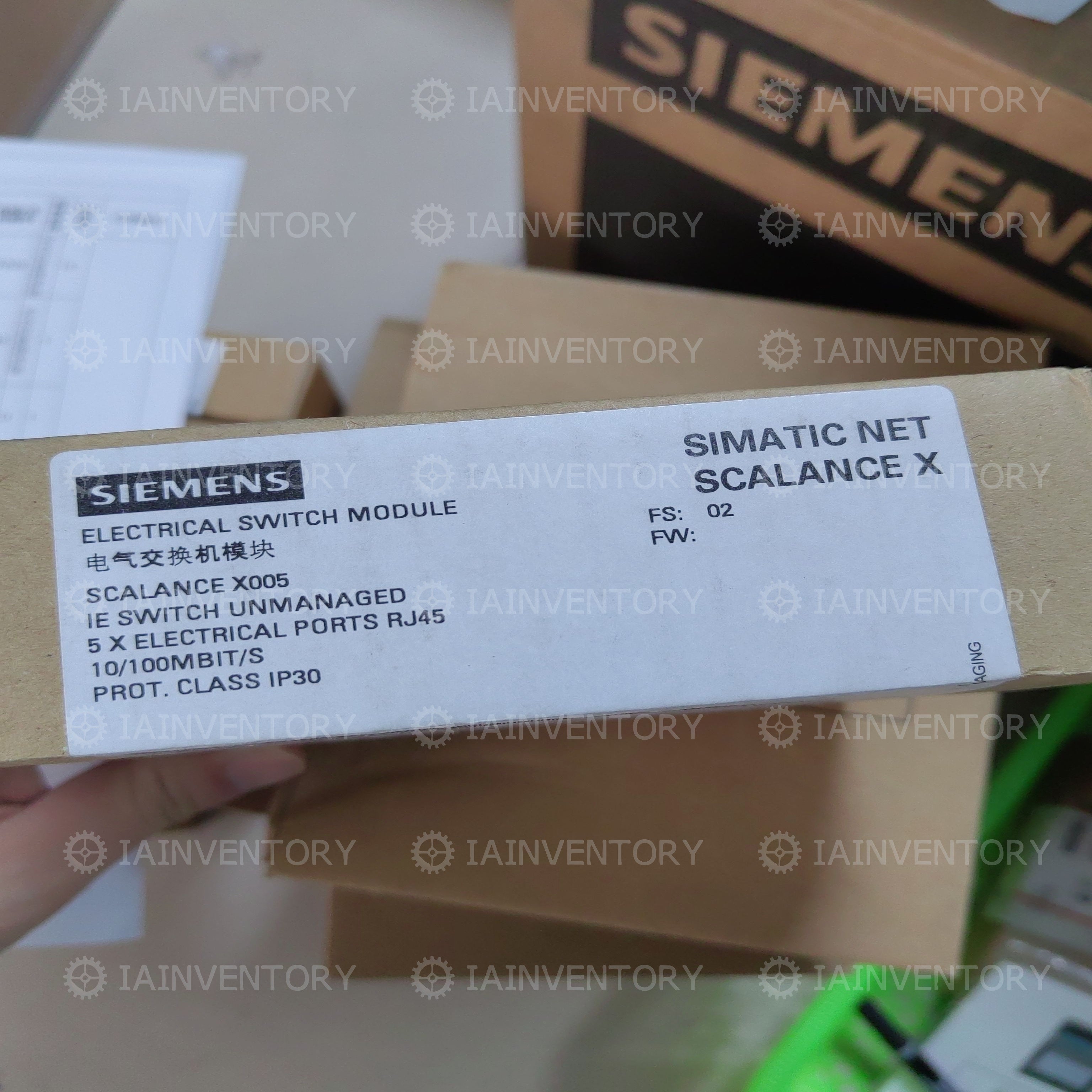 Unopened  Siemens 6GK5005-0BA10-1AA3 replace 6GK5005-0BA00-1AA3
