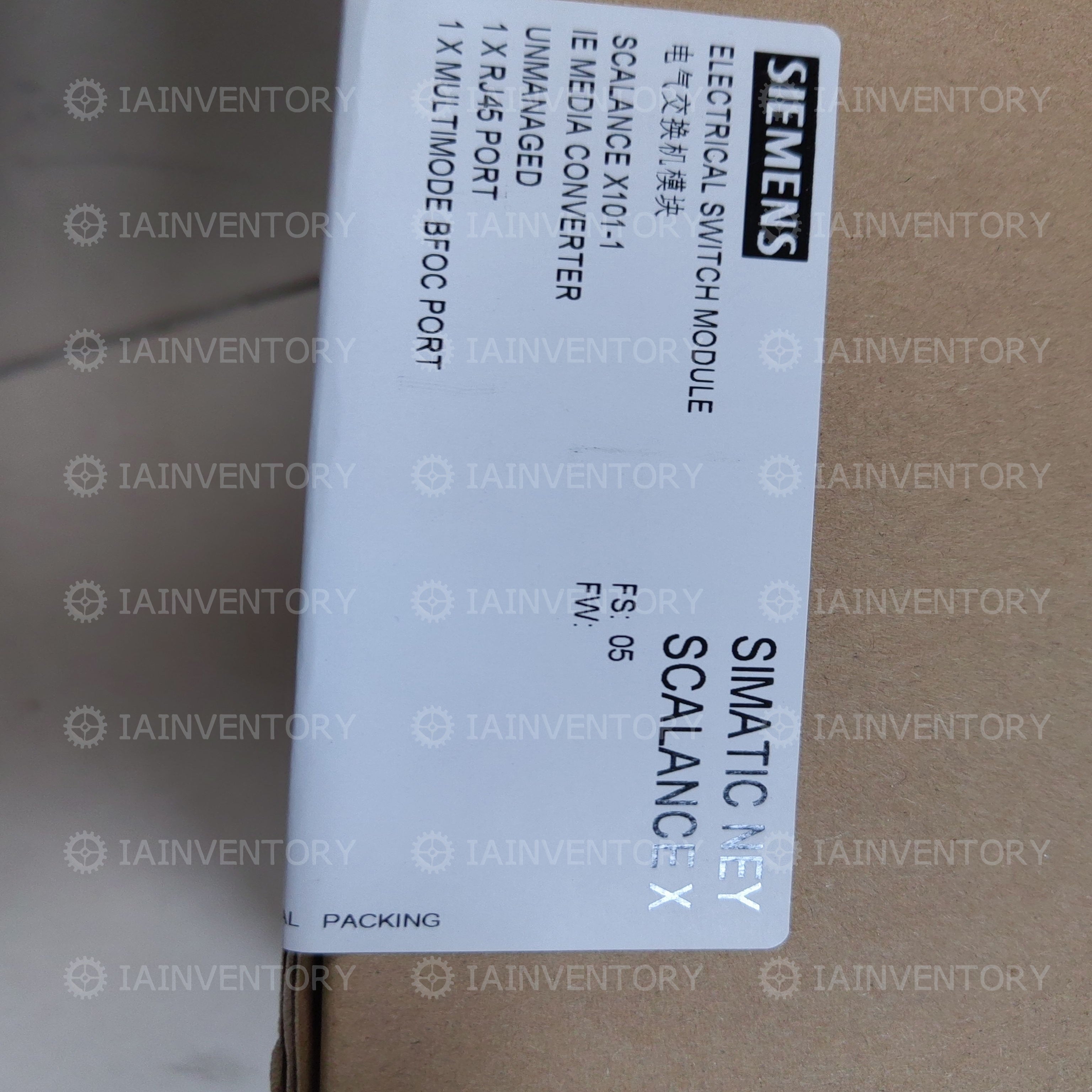 Siemens Scalance X101-1 Media Converter 6GK5101-1BB00-2AA3 Original