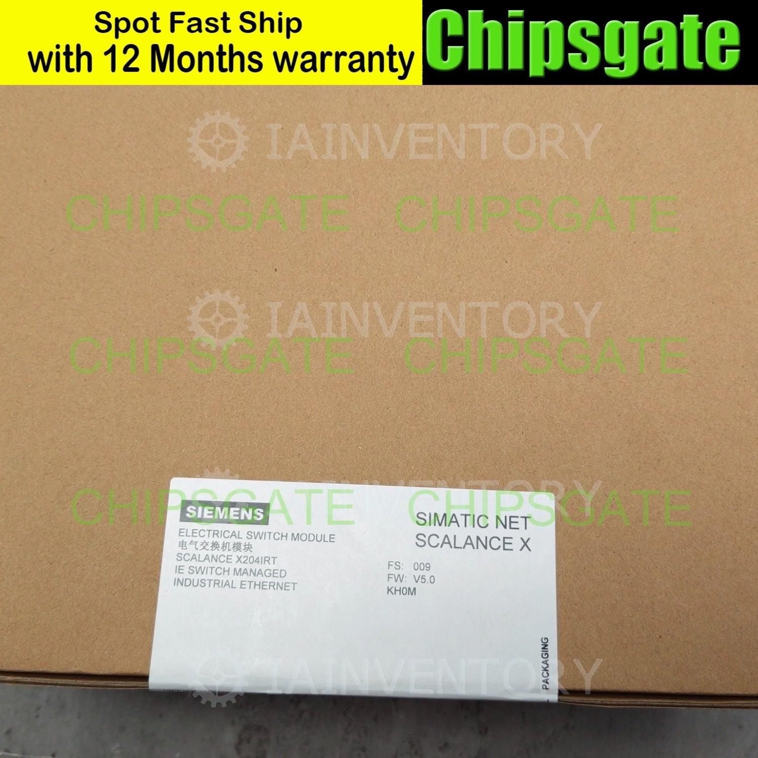 Siemens 6GK5204-0BA00-2BA3 Switch Module 6GK5 204-0BA00-2BA3