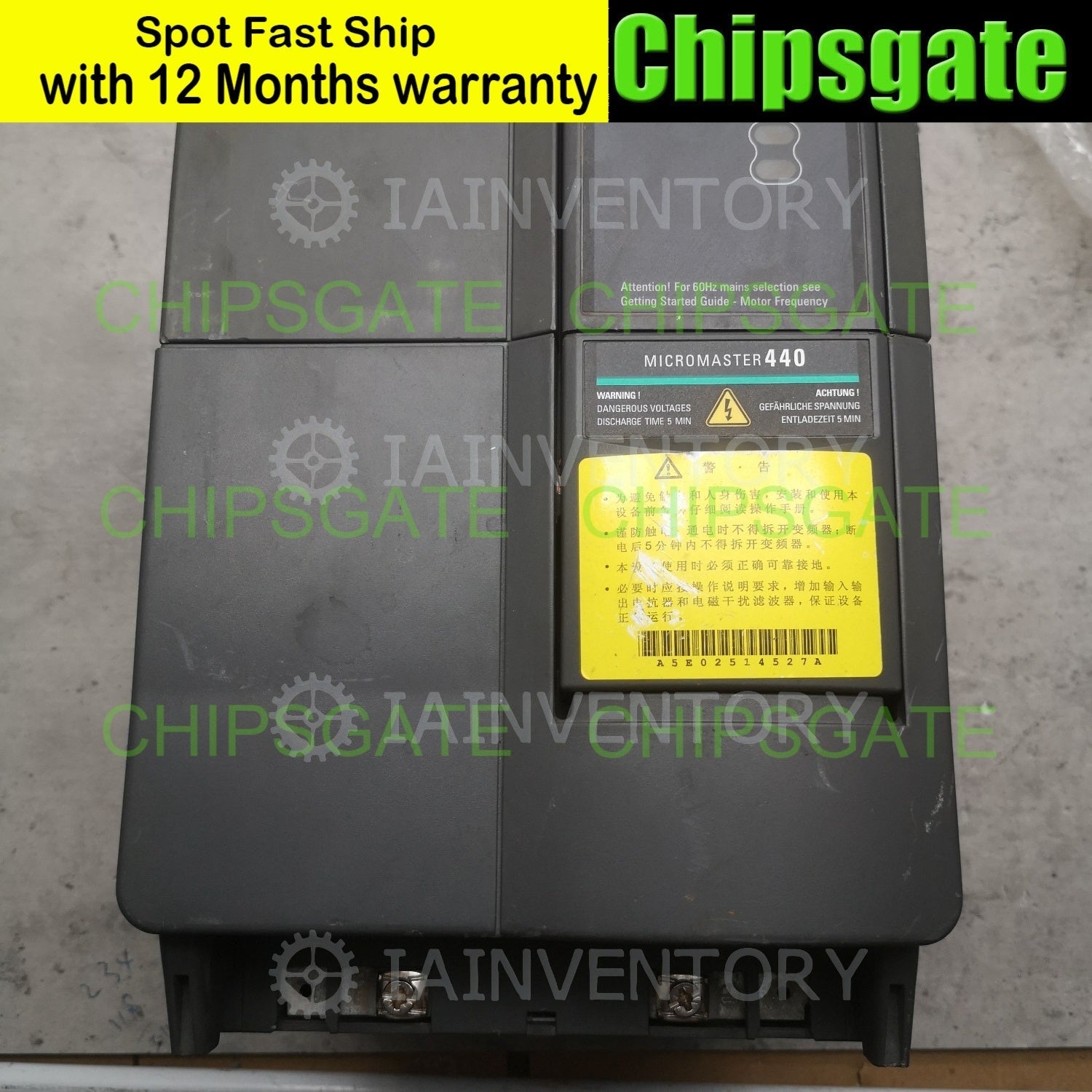 Siemens 6SE6440-2UD27-5CA1 6SE64402UD275CA1