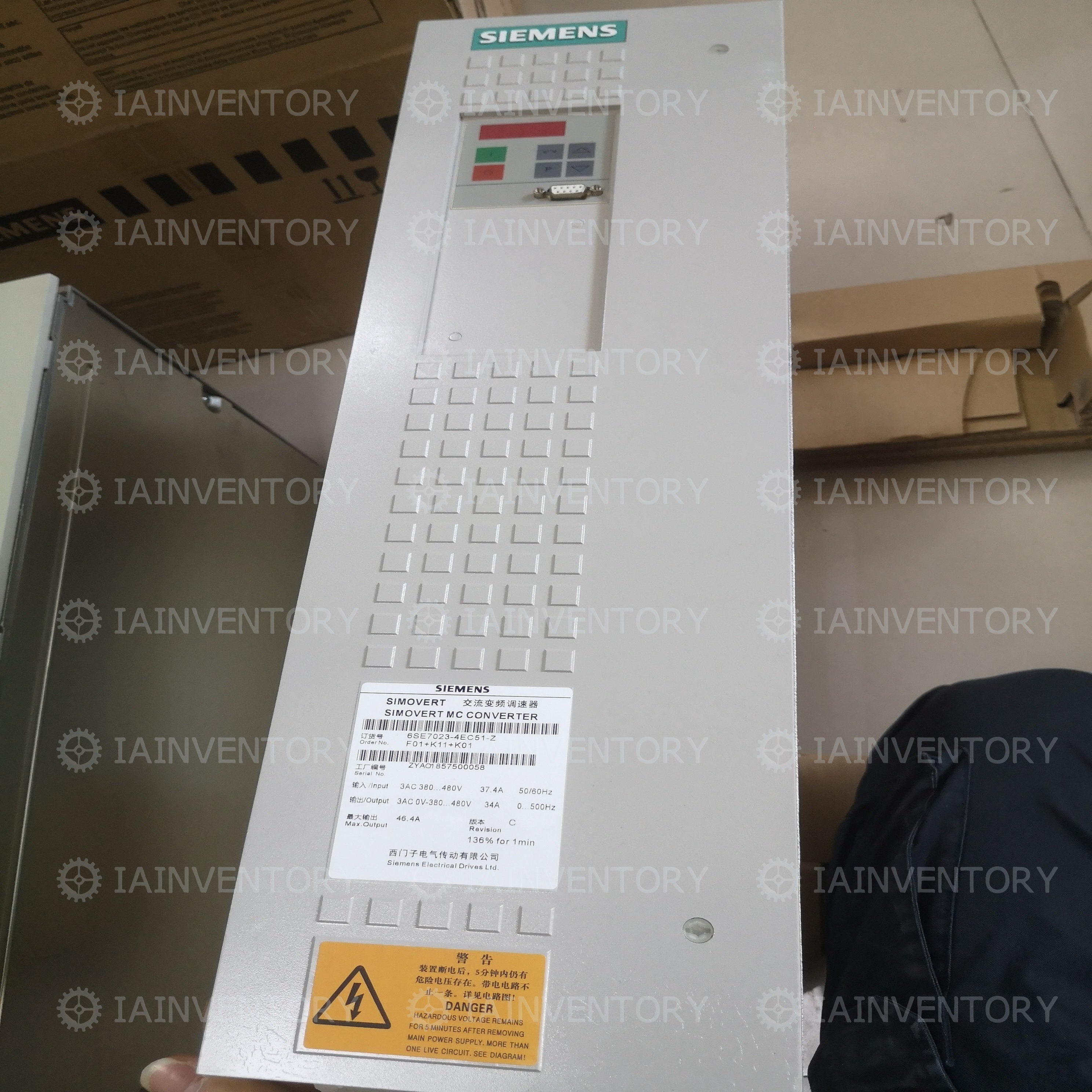 Siemens 6SE7023-4EC51-Z Module 6SE7 023-4EC51-Z