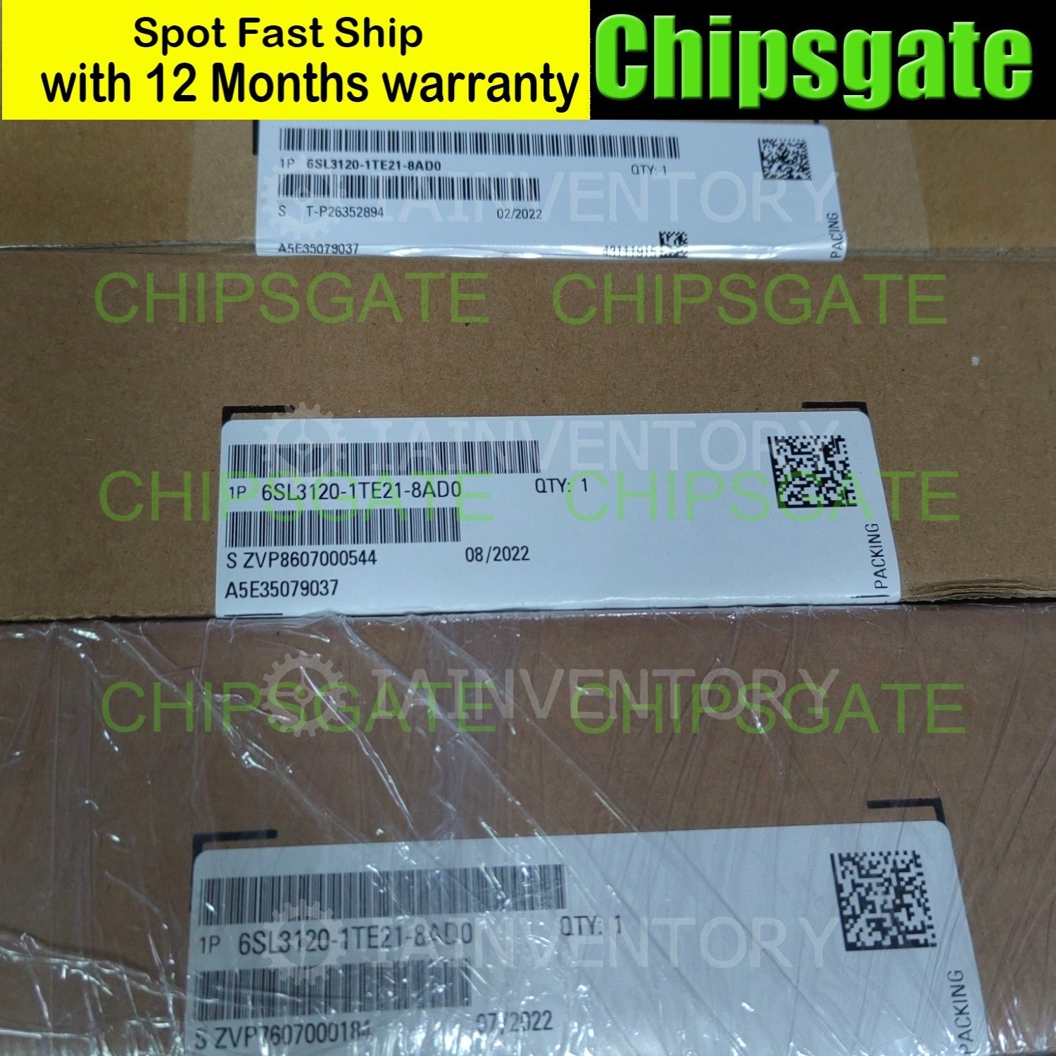 SIEMENS S120 SINGLE MOTOR MODULE 6SL3120-1TE21-8AD0 6SL3 120-1TE21-8AD0