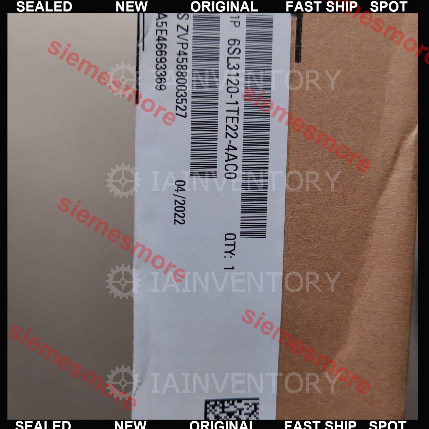 SIEMENS 6SL3120-1TE22-4AC0 6SL3 120-1TE22-4AC0