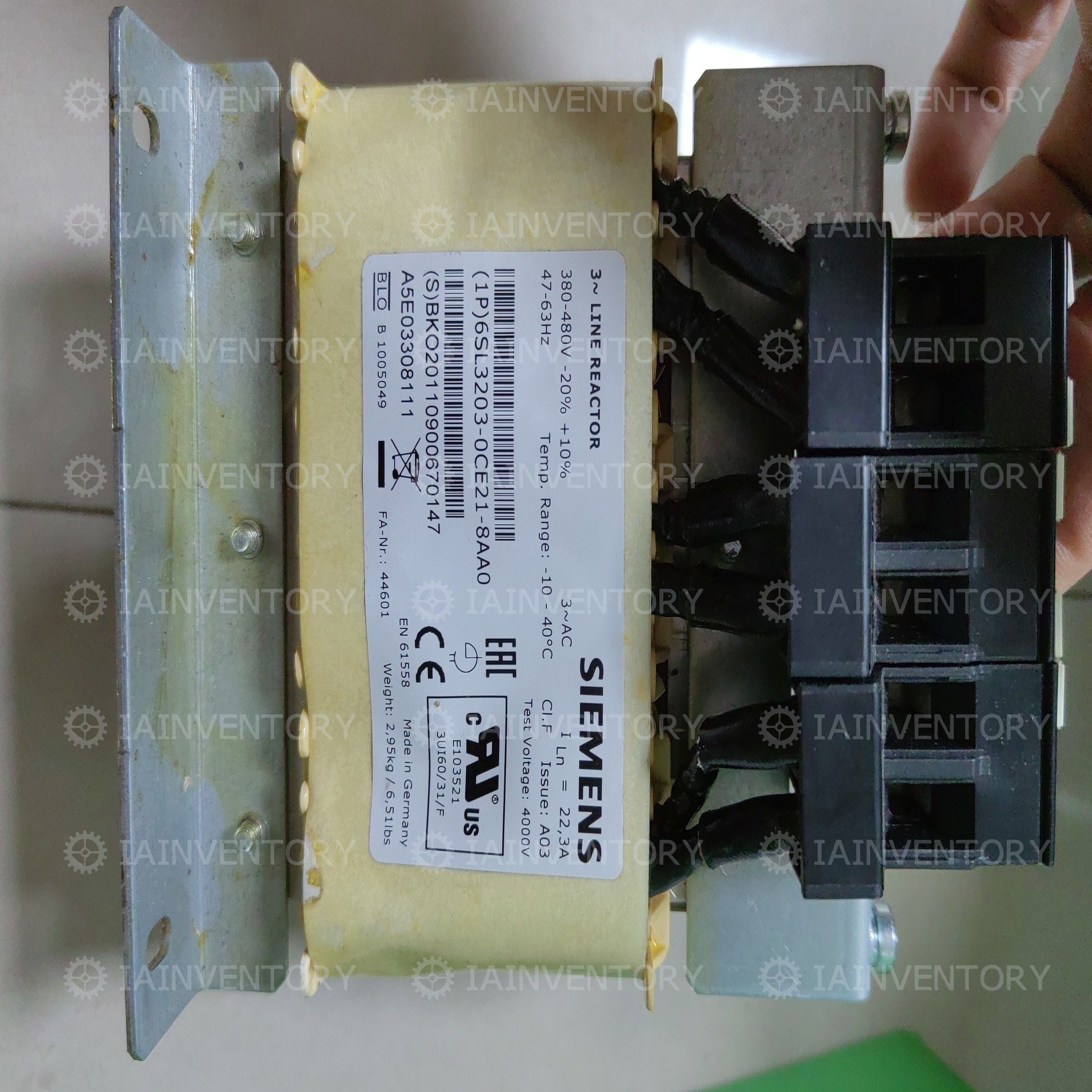 Siemens SINAMICS G120 6SL3203-0CE21-8AA0