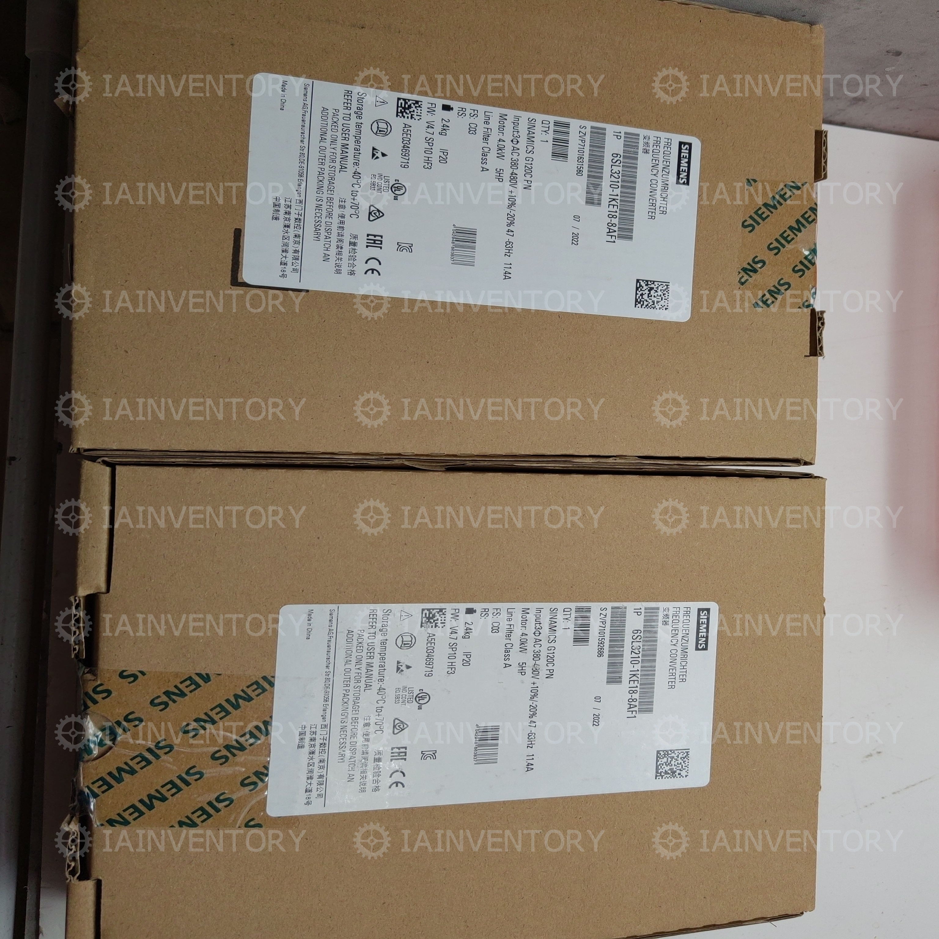 Siemens inverter 6SL3210-1KE18-8AF1 6SL3 210-1KE18-8AF1