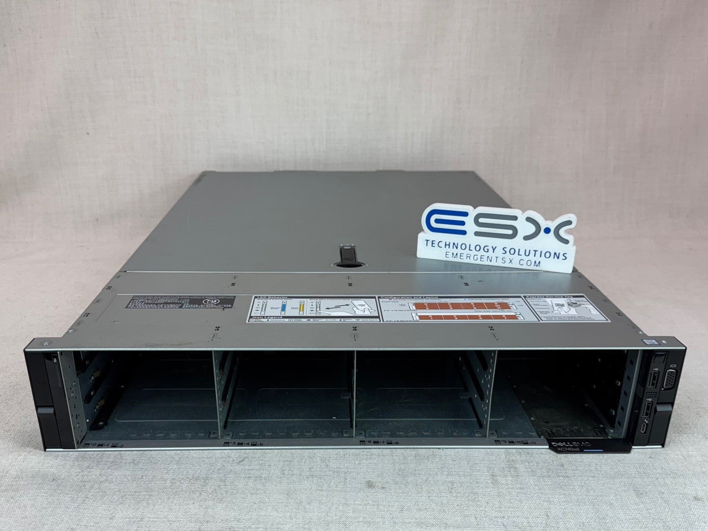 Dell PowerEdge XC740XD 12x 3.5" Server - 2x 24 Core Gold 6248R 3.0GHz, 64GB