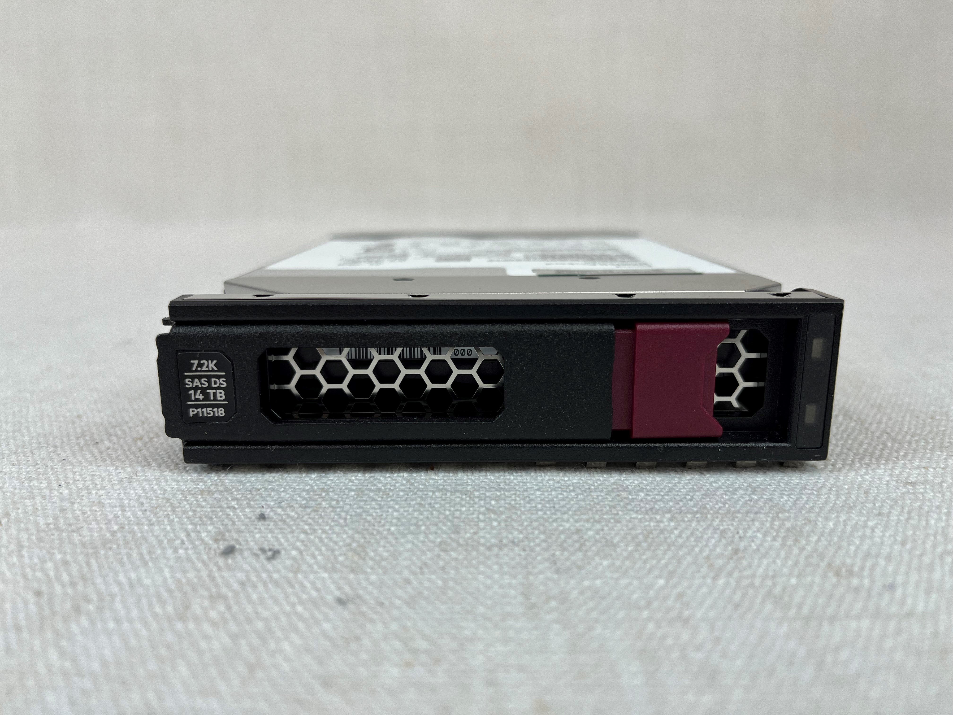 HPE 14TB SAS 12G 7.2K LFF LP He 512e DS P11518-001, MB014000JWUDB