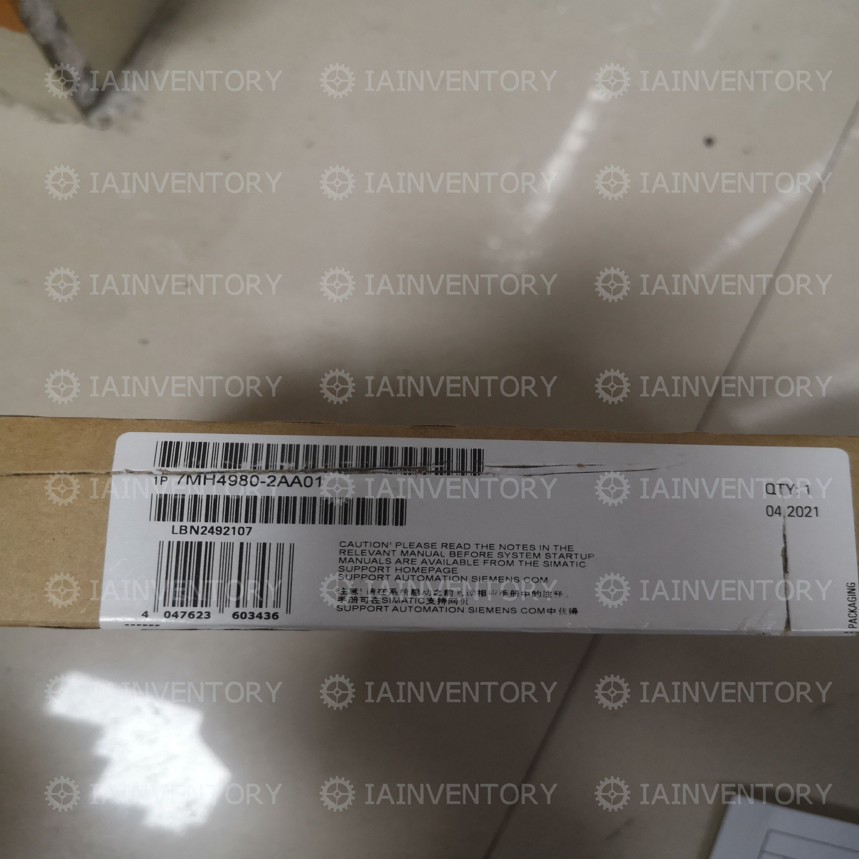 SIEMENS SIMATIC SIWAREX WP522 ST 7MH4980-2AA01 WEIGHING MODULE