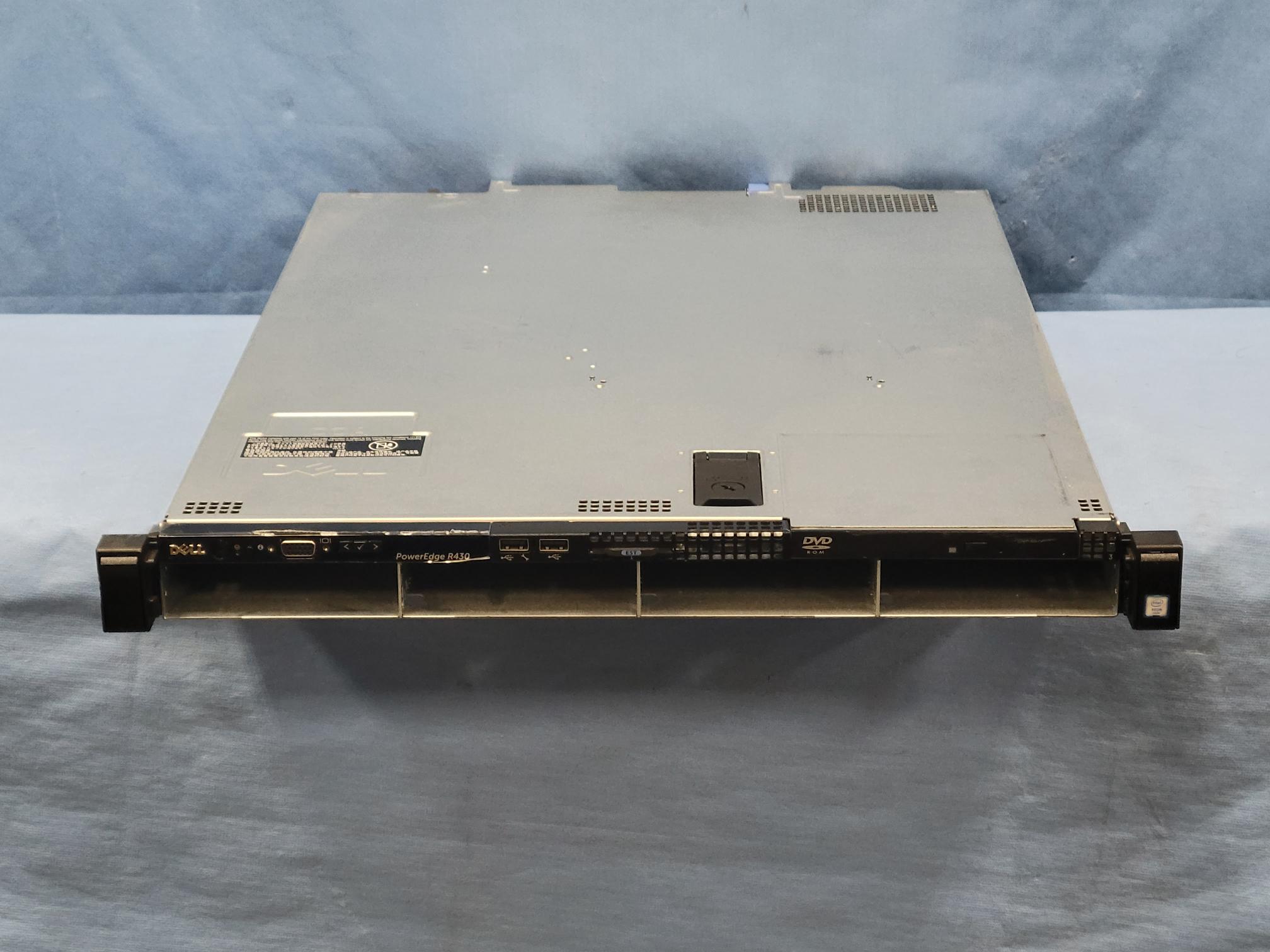 Dell PowerEdge R430 1U LFF Server 2x Intel 6 Core E5-2620v3 2.4GHz 192GB H730