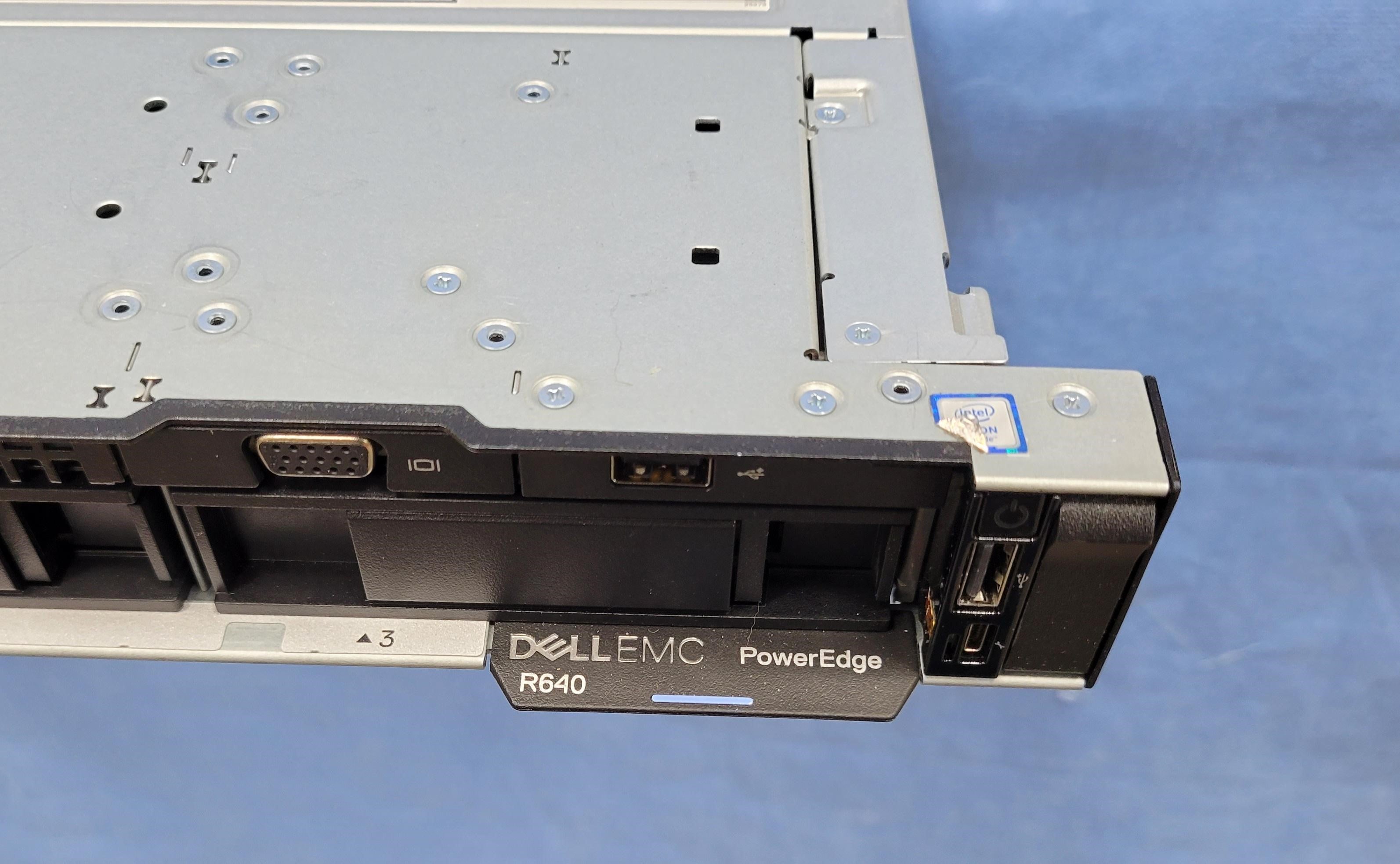 Dell PowerEdge R640 Server 2x 24C Platinum 8160M 2.1GHz 128GB RAM 2x 200GB SSD