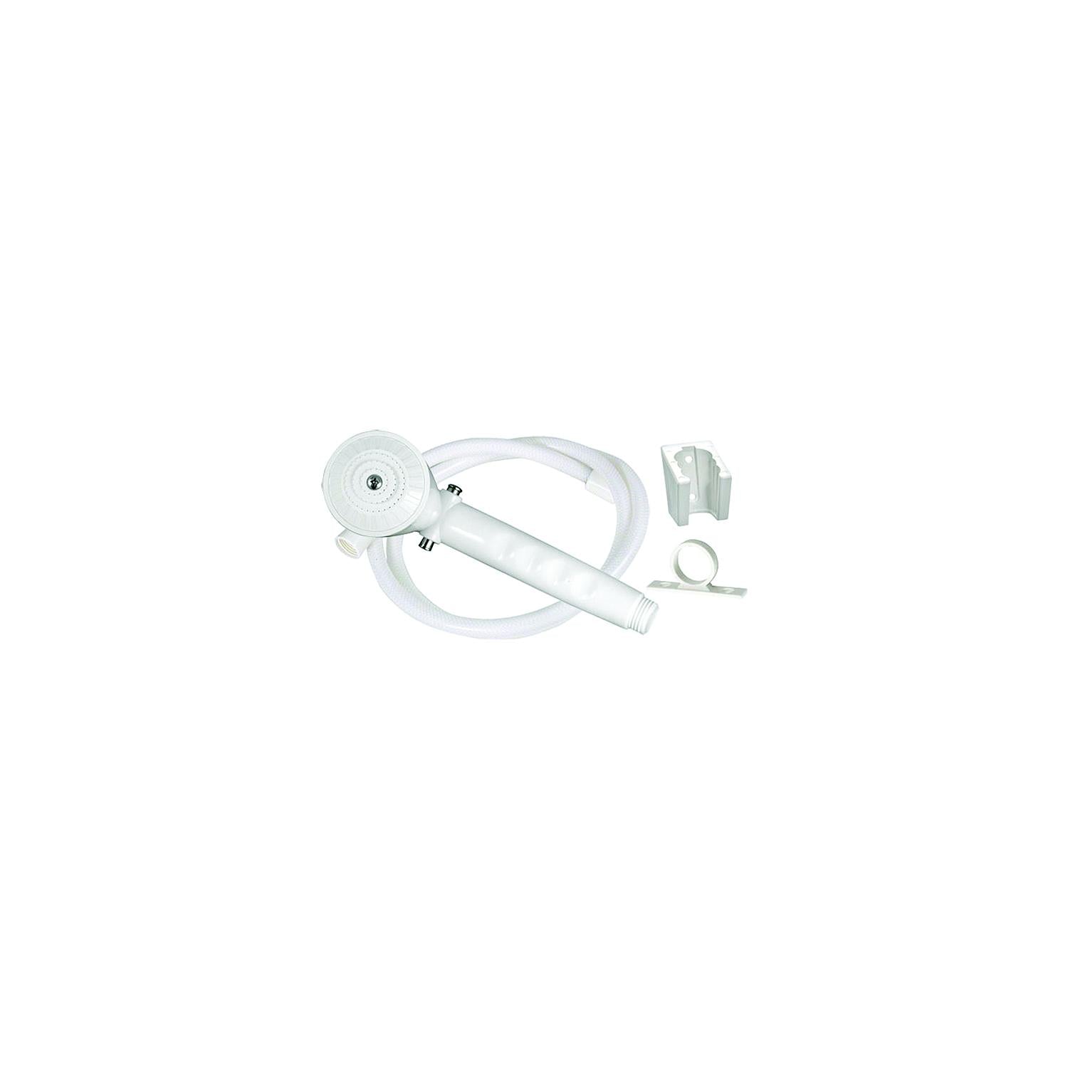 Valterra PF276024 Phoenix RV Outdoor 60" Vinyl Shower Hose & Kit, White