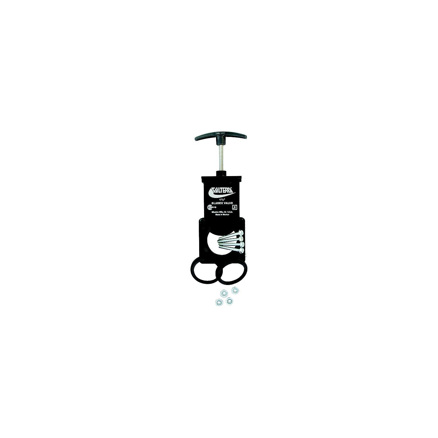 Valterra T1001VP Bladex Waste Valve W/Plastic Handle, 1-1/2"