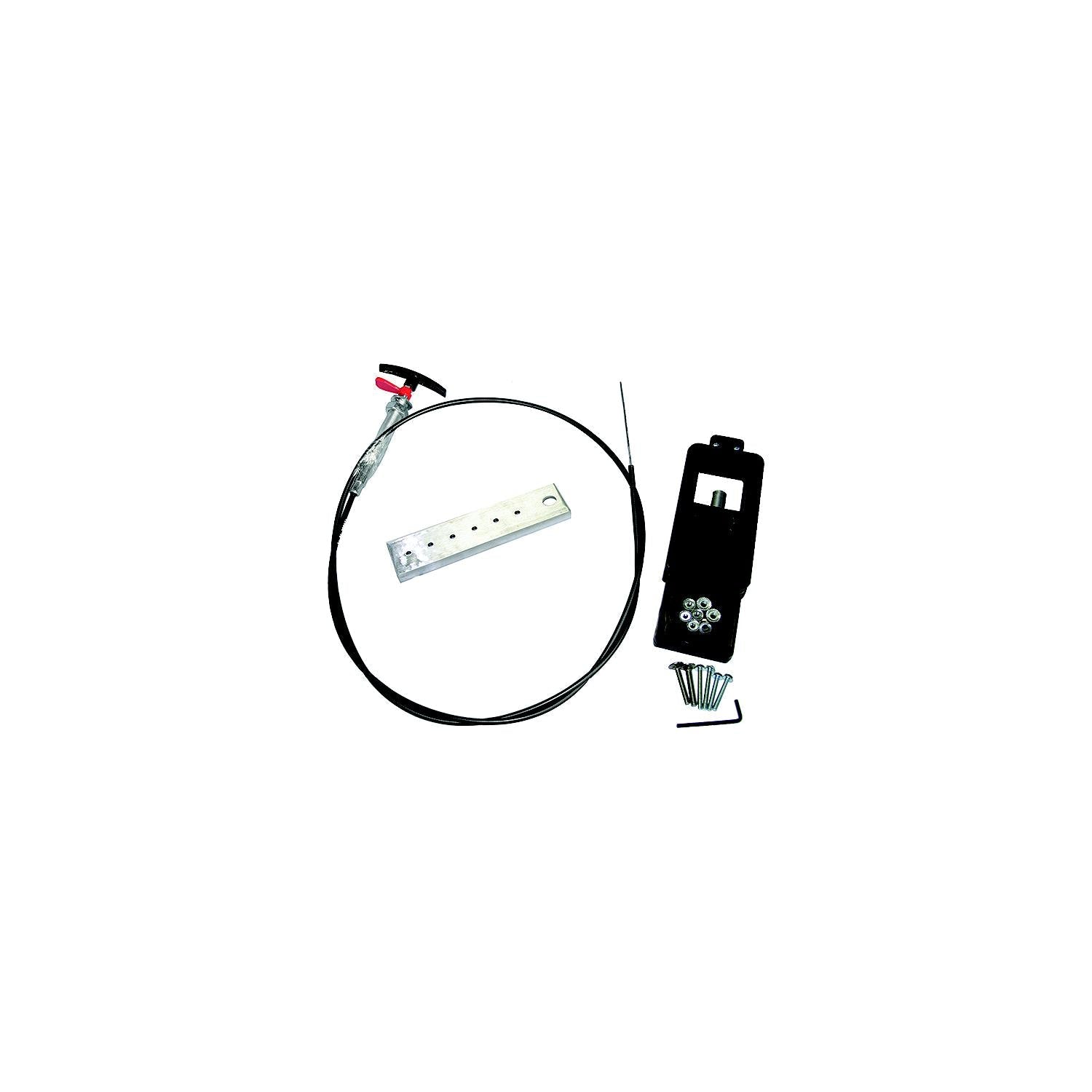 Valterra TC172 72" SS Cable Actuated Waste Valve Kit, Flexible Stainless Cable, 1-1/2" Waste Valve