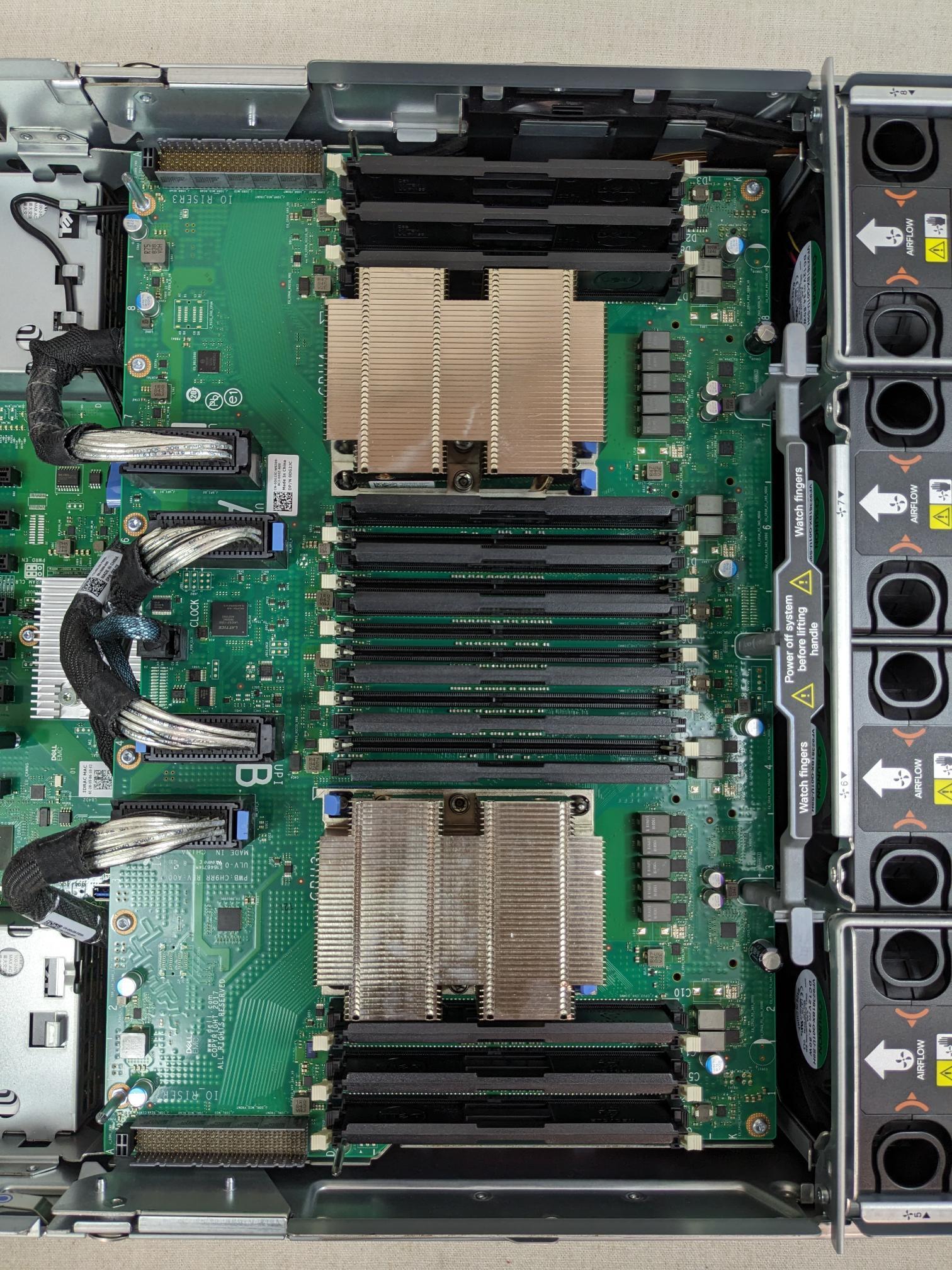 Dell PowerProtect DD9900 8x 2.5” CTO Server – 4x Heatsink, 2x 1600W