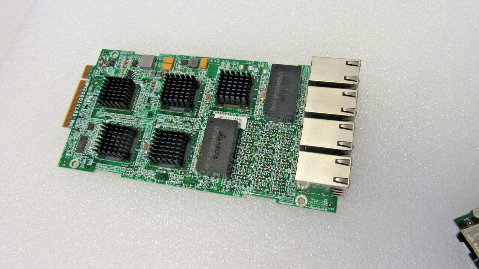 Lanner NM-8875IG802 8-Port Network Card - Connector View | Alo Tech Solutions