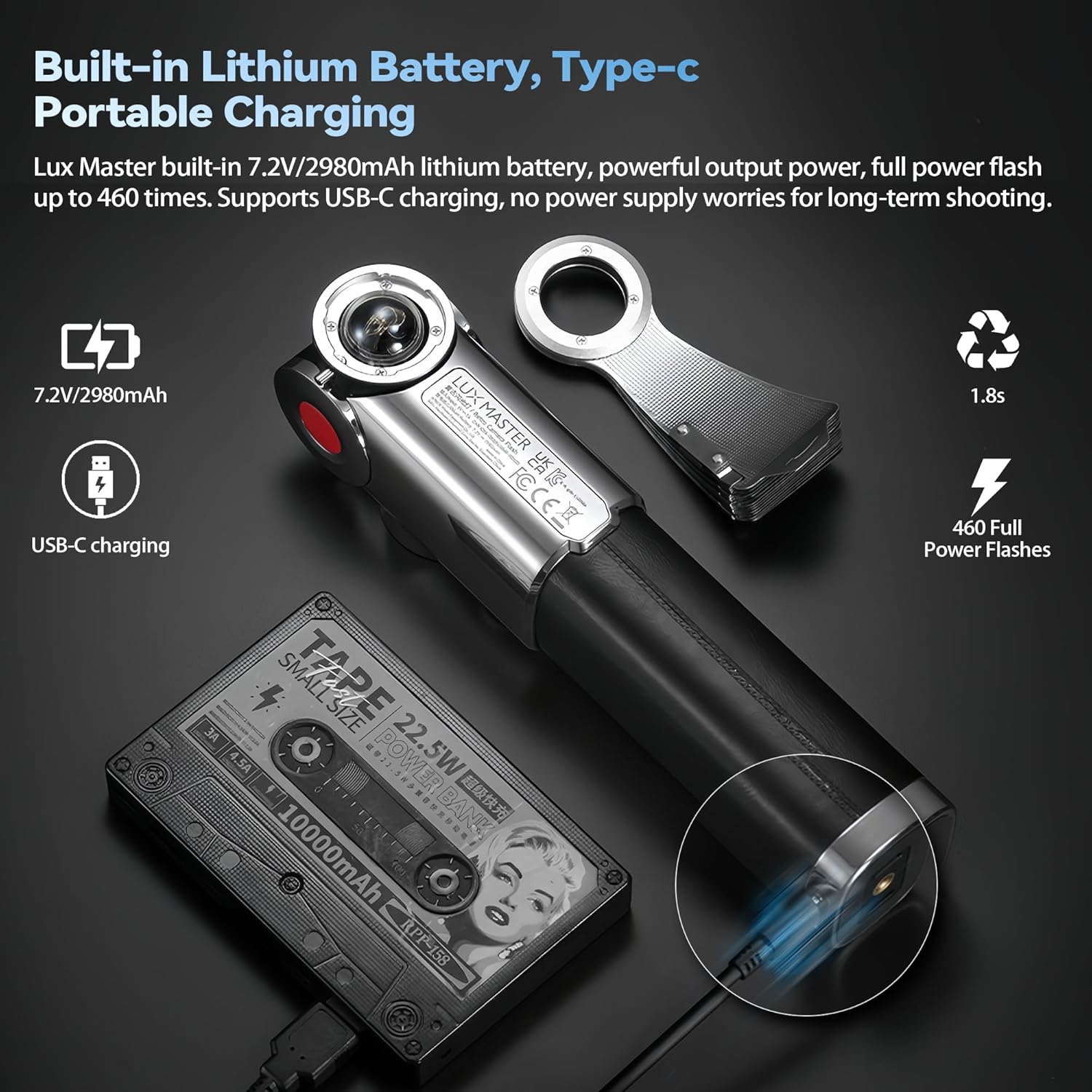 Godox Lux Master Retro Camera Flash