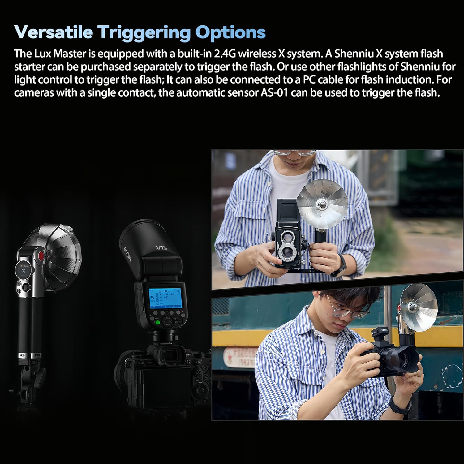 Godox Lux Master Retro Camera Flash