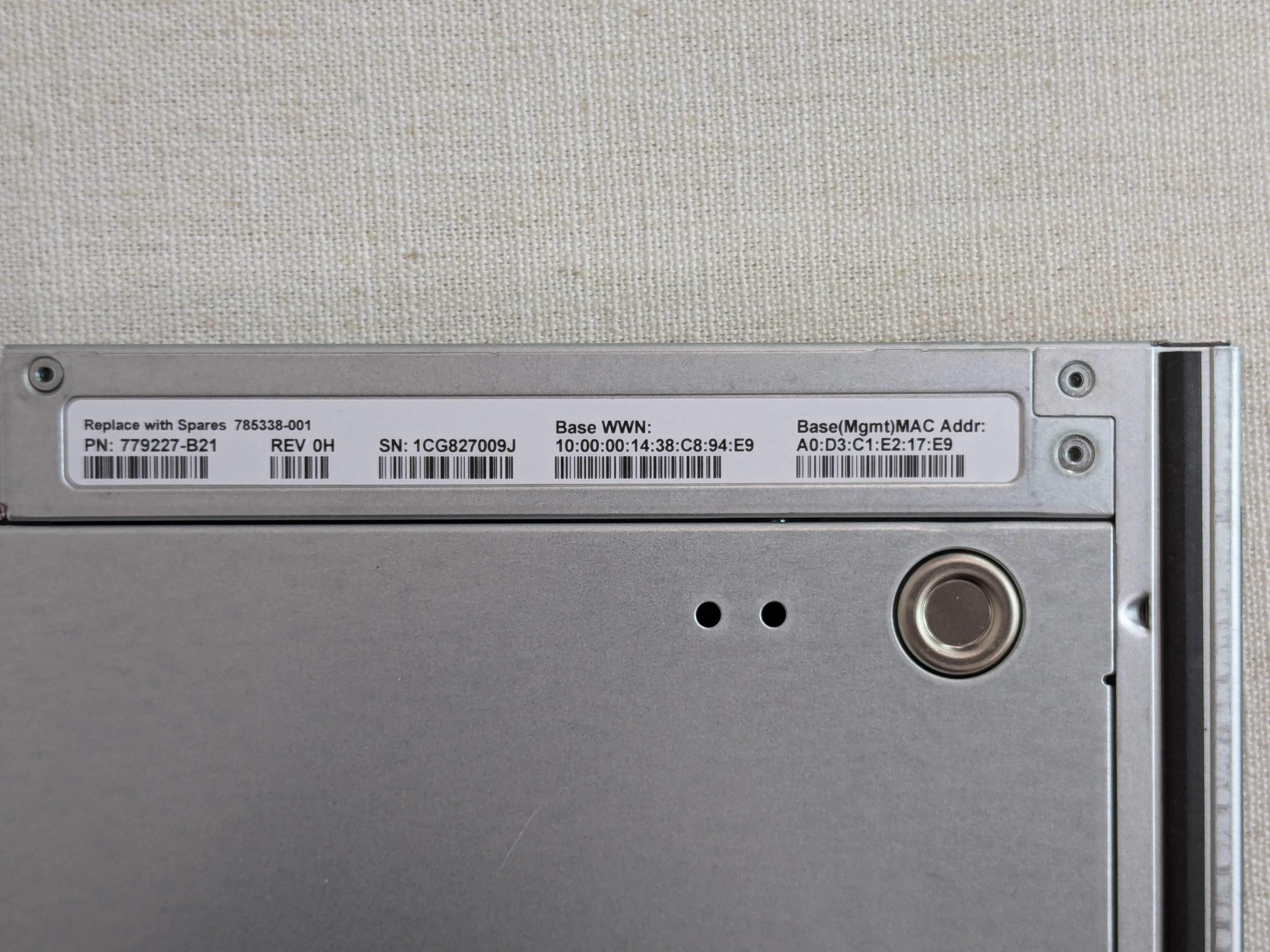 HP 785338-001 Synergy Virtual Connect SE 16GB FC Module P08477-B21