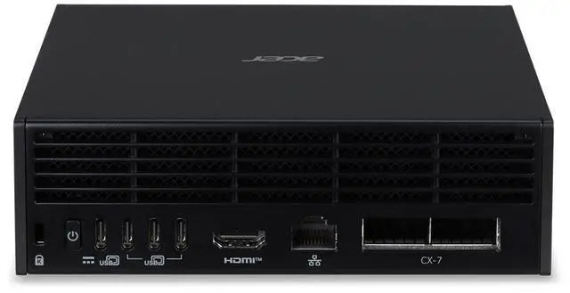 Acer Veriton VGN100-UD11 DGX Spark Workstation - Arm Cortex-X925 + Cortex-A725 - 128GB LPDDR5X - 4TB NVME.M2 SSD - Nvidia Blackwell GPU - Nvidia DGX OS (DT.R6LAA.001