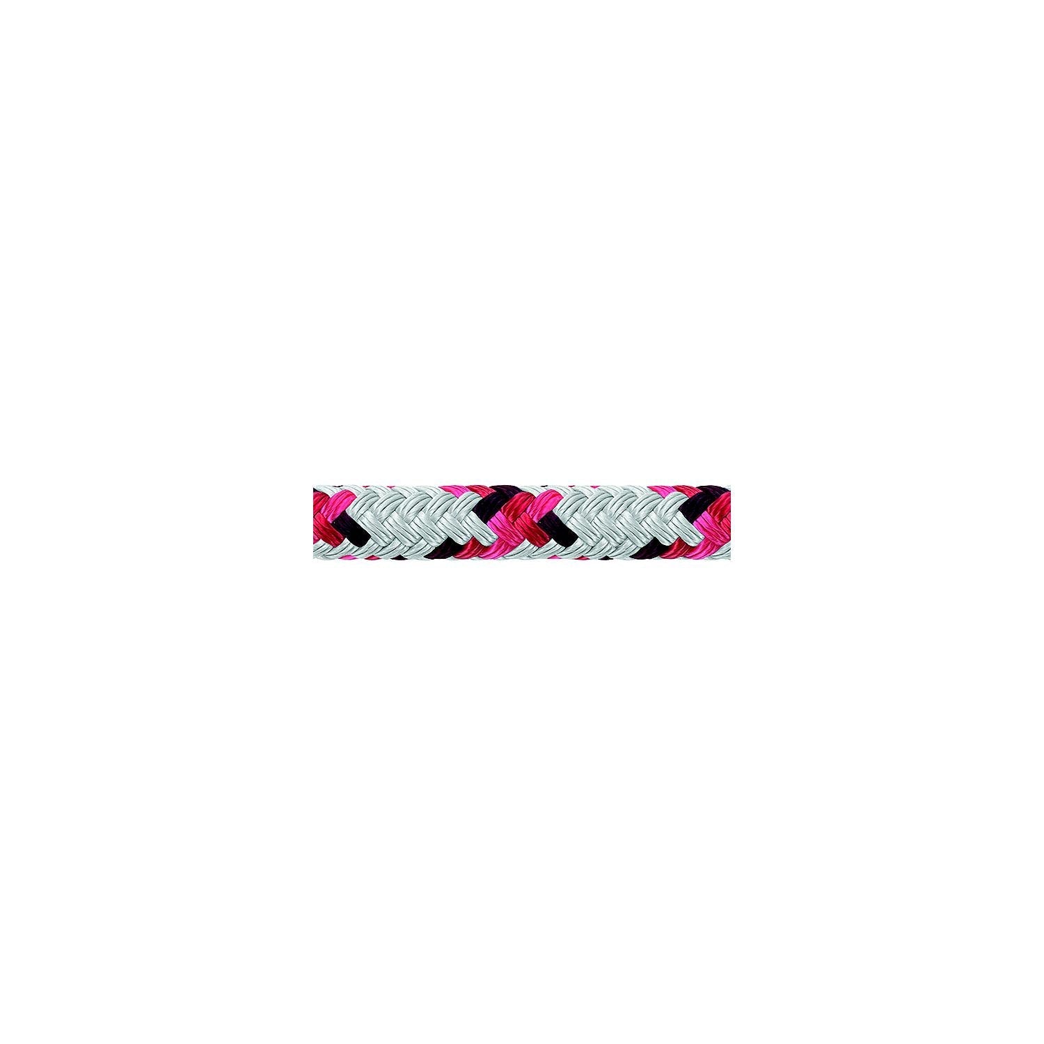 Samson Rope 4.35026E+11 Samson Rope 435026405030 Samson 435026405030 XLS3 Yacht, Braid, 13/32" (10mm) x 500', White w/Red Tracer
