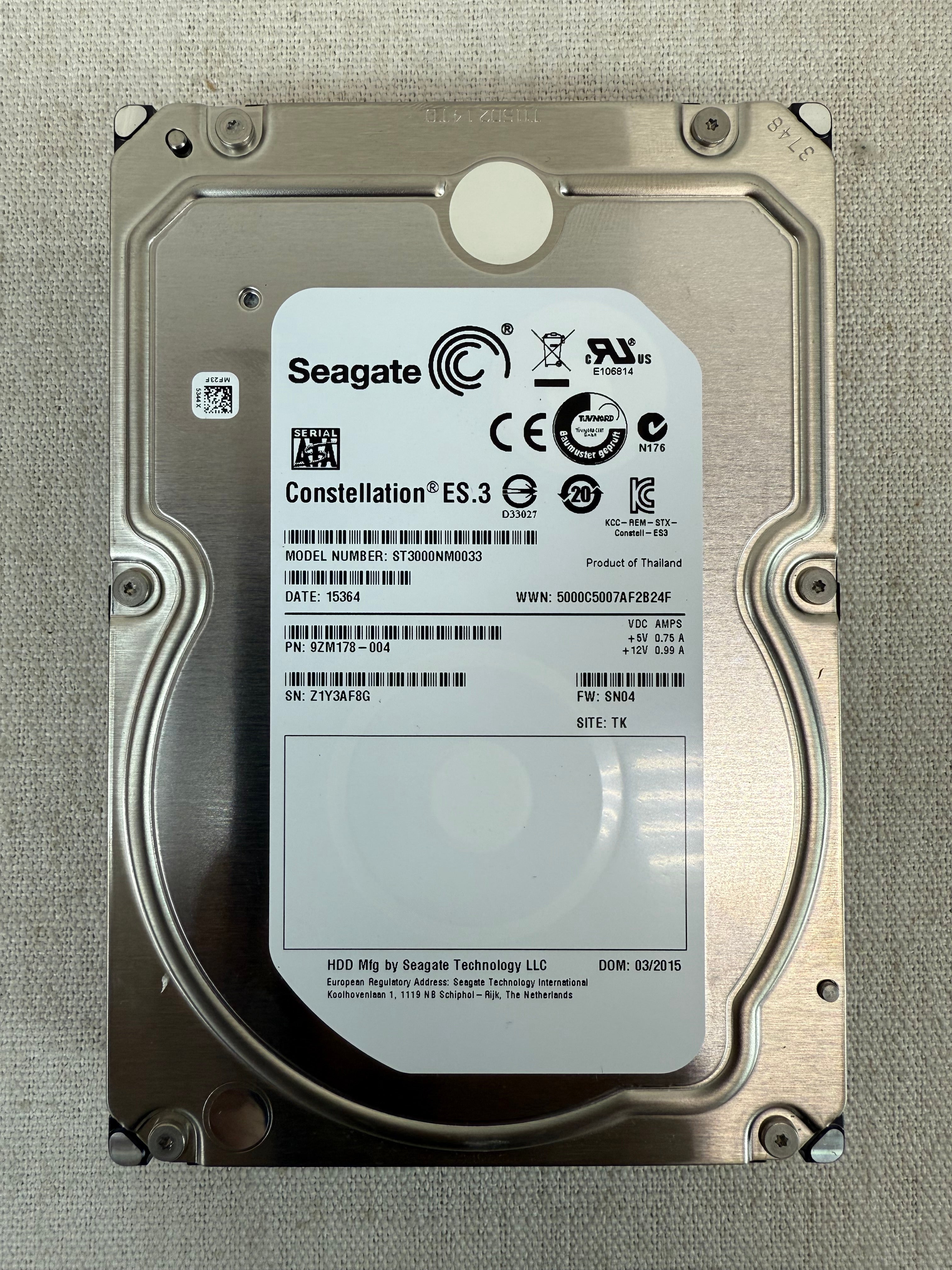 Seagate ST2000NM0033 2TB 7.2k 128MB Cache 3.5" SATA Hard Drive