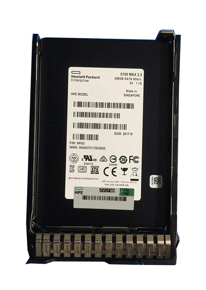 875503-H21 HPE 240GB SATA 6Gbps Read Intensive DS 2.5-Inch Solid State Drive with Smart Carrier
