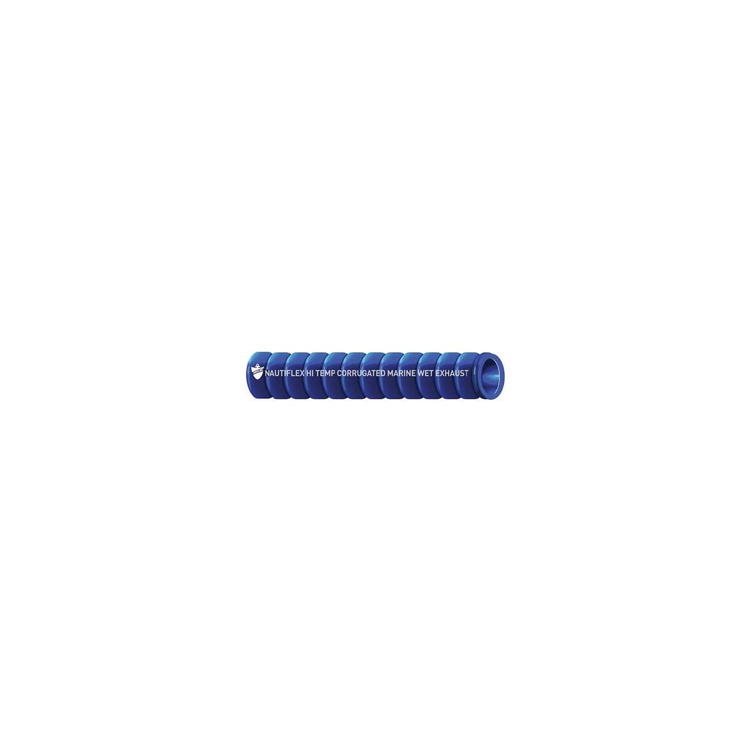 Shield 16-262-3004 Shields Marine Corrugated Blue Series 262 Silicone Water, Exhaust 12-1/2' Hose