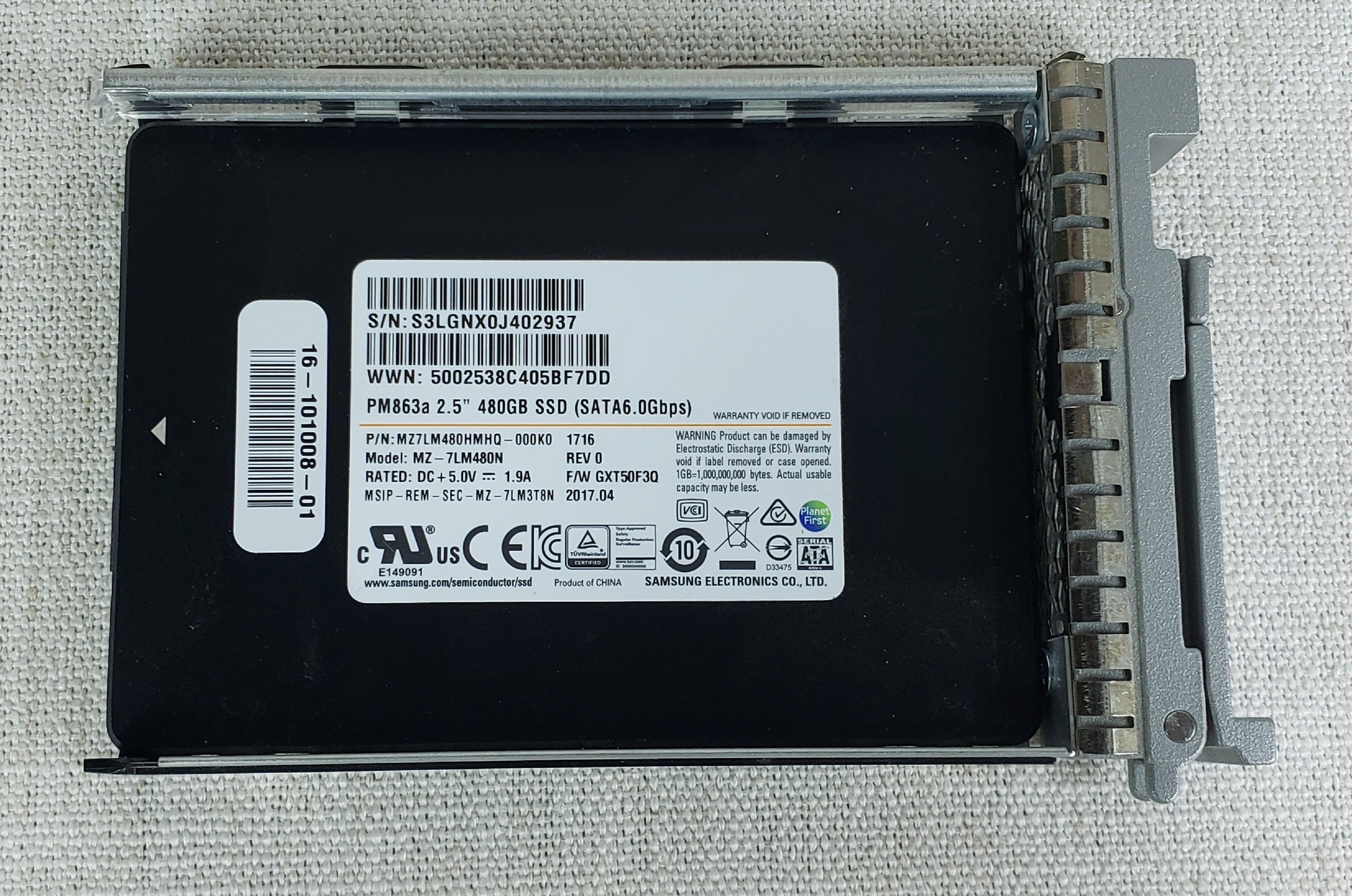 Cisco UCS-SD480GBKSS-EV 480GB 6Gb/s 2.5” SATA Enterprise Value SSD