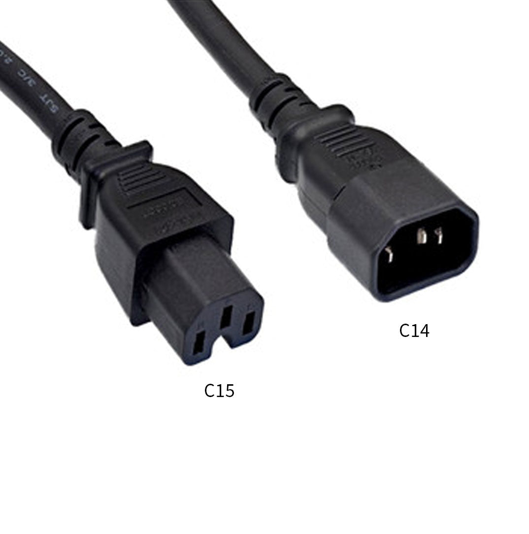 Monoprice C14 to C15 6Ft Heavy Duty Power Cable | 35113