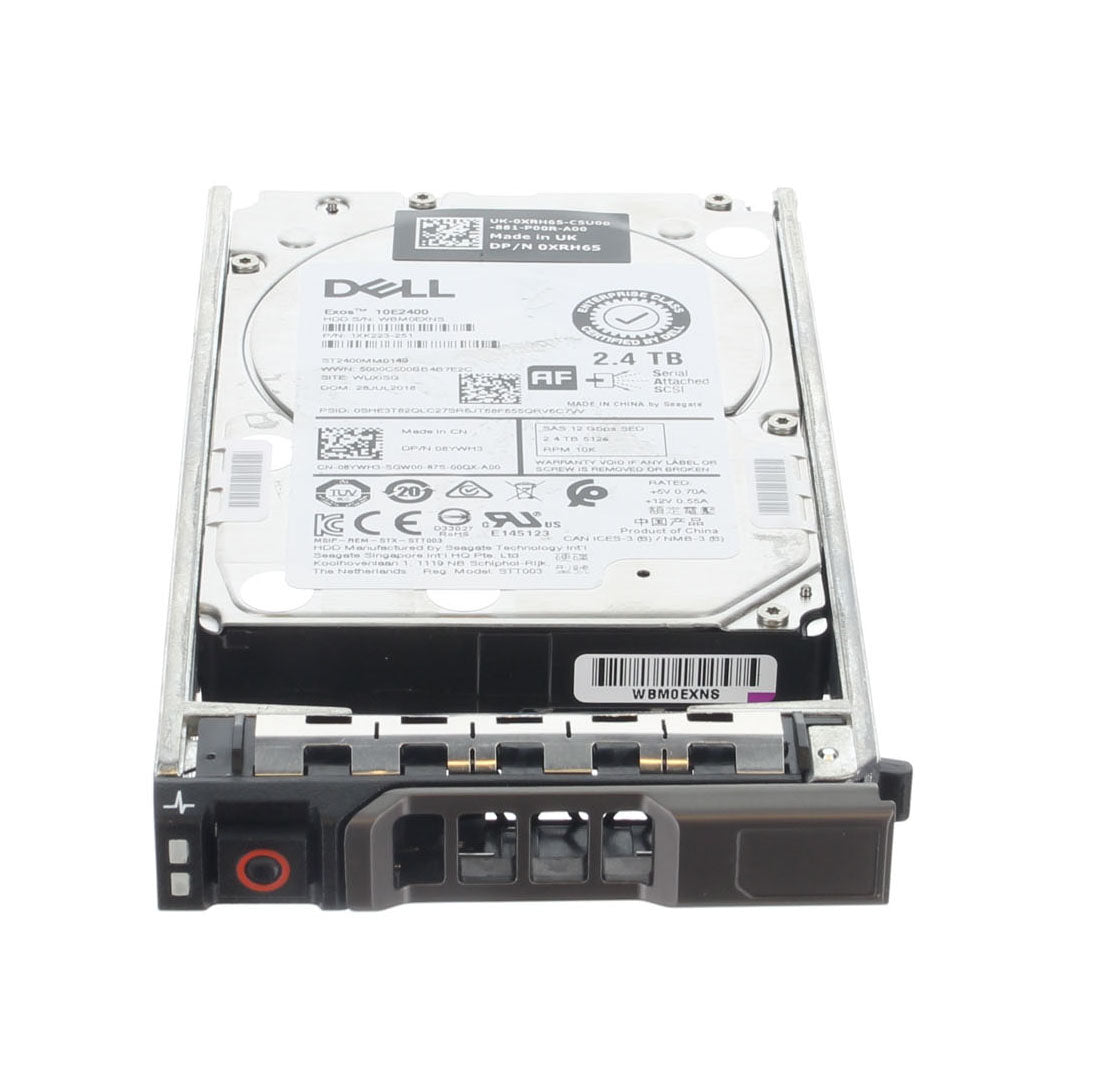 Dell Toshiba 2.4TB 10K RPM 12Gbps 2.5-inch 512e SAS Enterprise Hard Drive