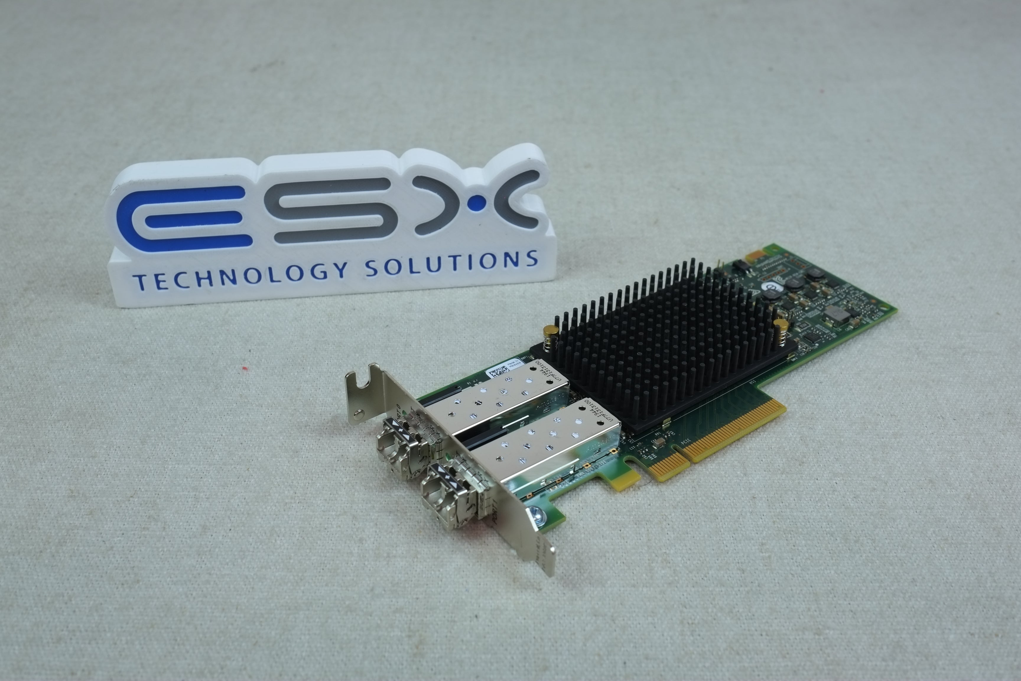 Dell VGJ12 Emulex LPE31002-M6 Dual Port 16Gb/s Fiber Channel HBA FC w/ SFPs LP