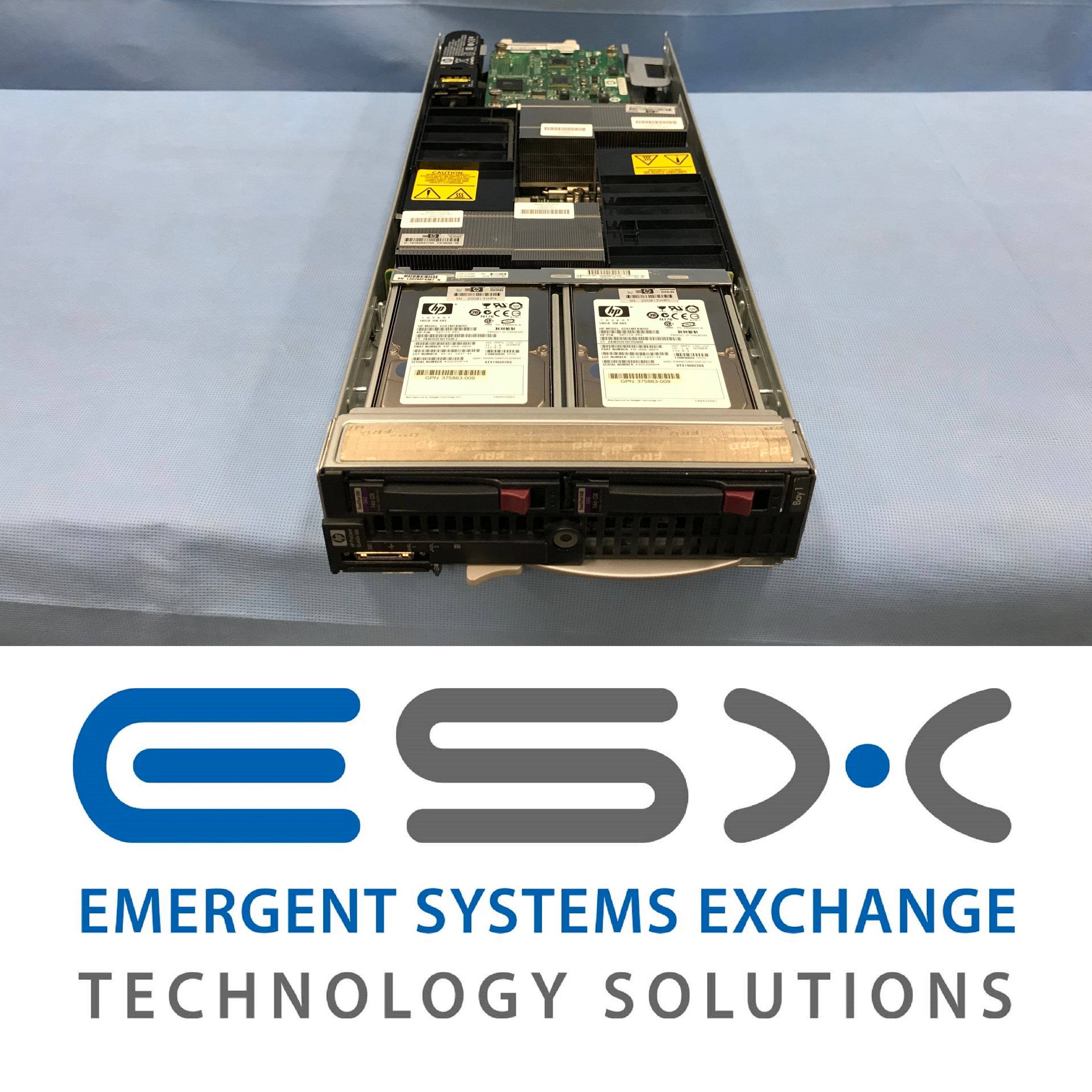 HP Proliant BL460c G6 2x QC E5520 @ 2.26GHz 48GB RAM 2x 146GB 10k 2.5" SAS