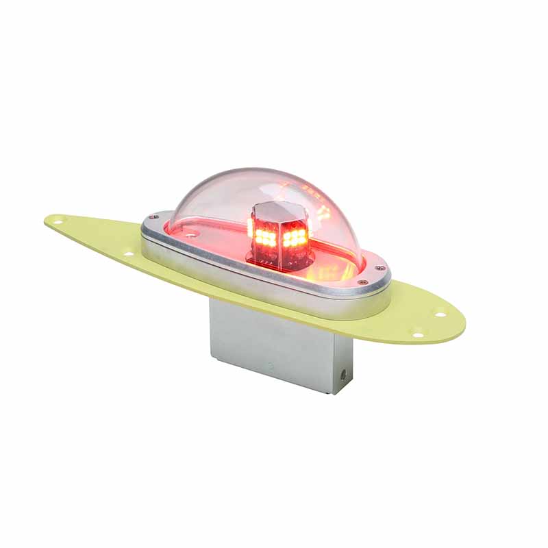 Whelen LED Anti-collision light 8 hole mount RED (Lower Mount 01-0790852-03