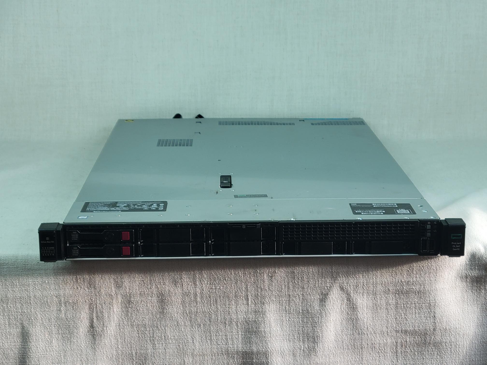 HP Proliant DL360 Gen10 8x 2.5” Server – 2x Gold 6142 2.6GHz 128GB 2x 400GB SSD