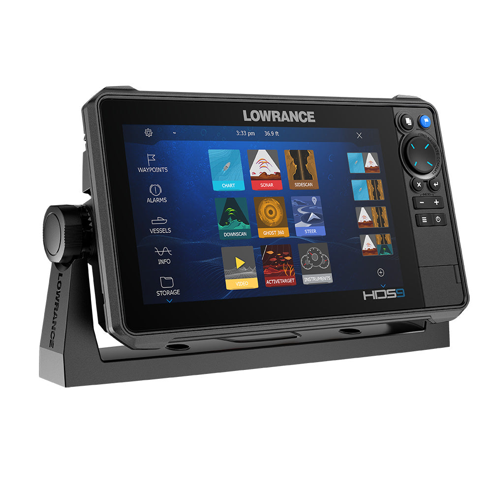Lowrance HDS PRO 9 - w/ Preloaded C-MAP DISCOVER OnBoard Active Imaging HD Transducer [000-15981-001]