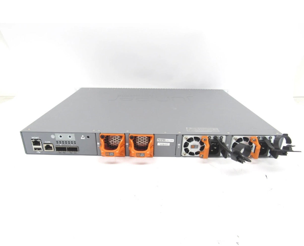 Juniper EX3400-24T-AFO 24x RJ45 4x 10G SFP+ 2x 40G QSFP+ Network Switch w/ 2x PSU C5